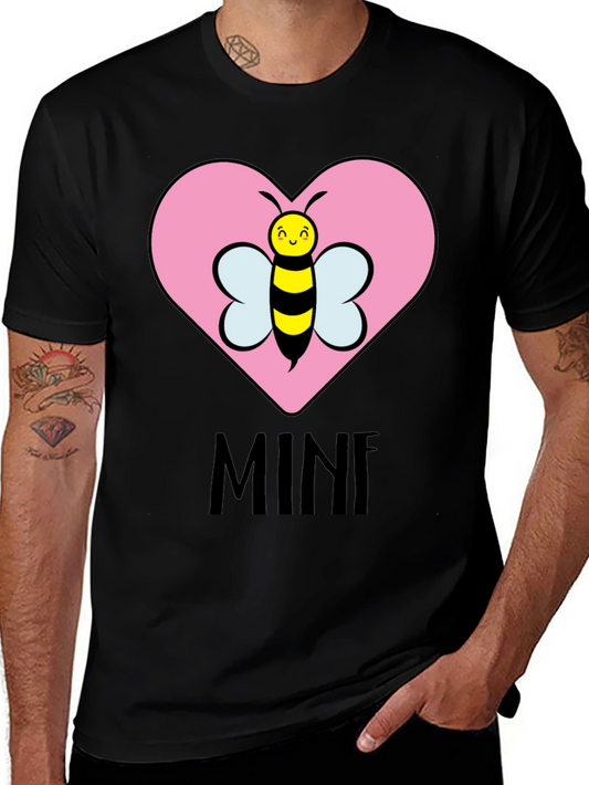 Bee Mine T-Shirt - Cute Heart Design