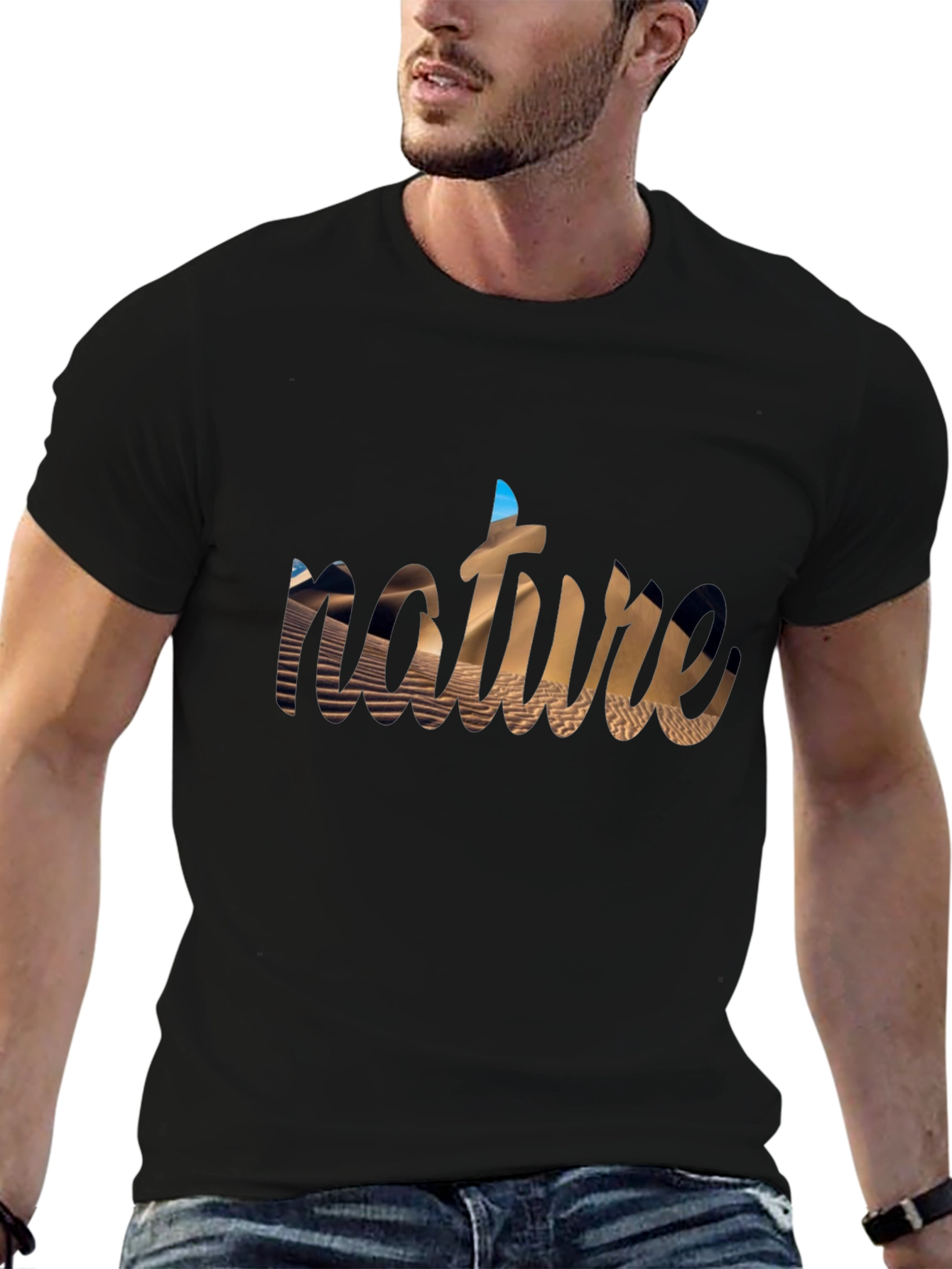 Nature Desert T-Shirt Graphic Tee Short Sleeve