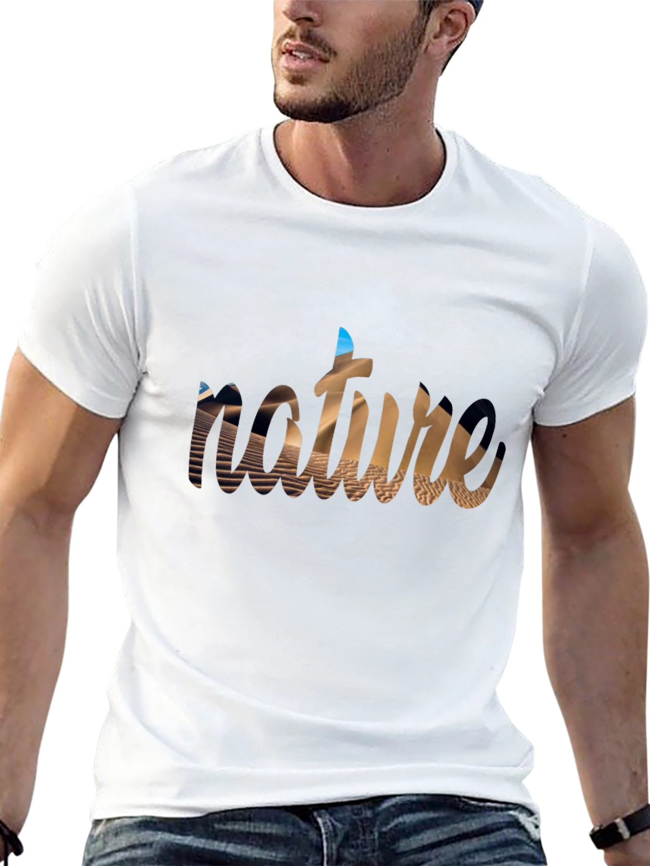 Nature Desert T-Shirt Graphic Tee Short Sleeve