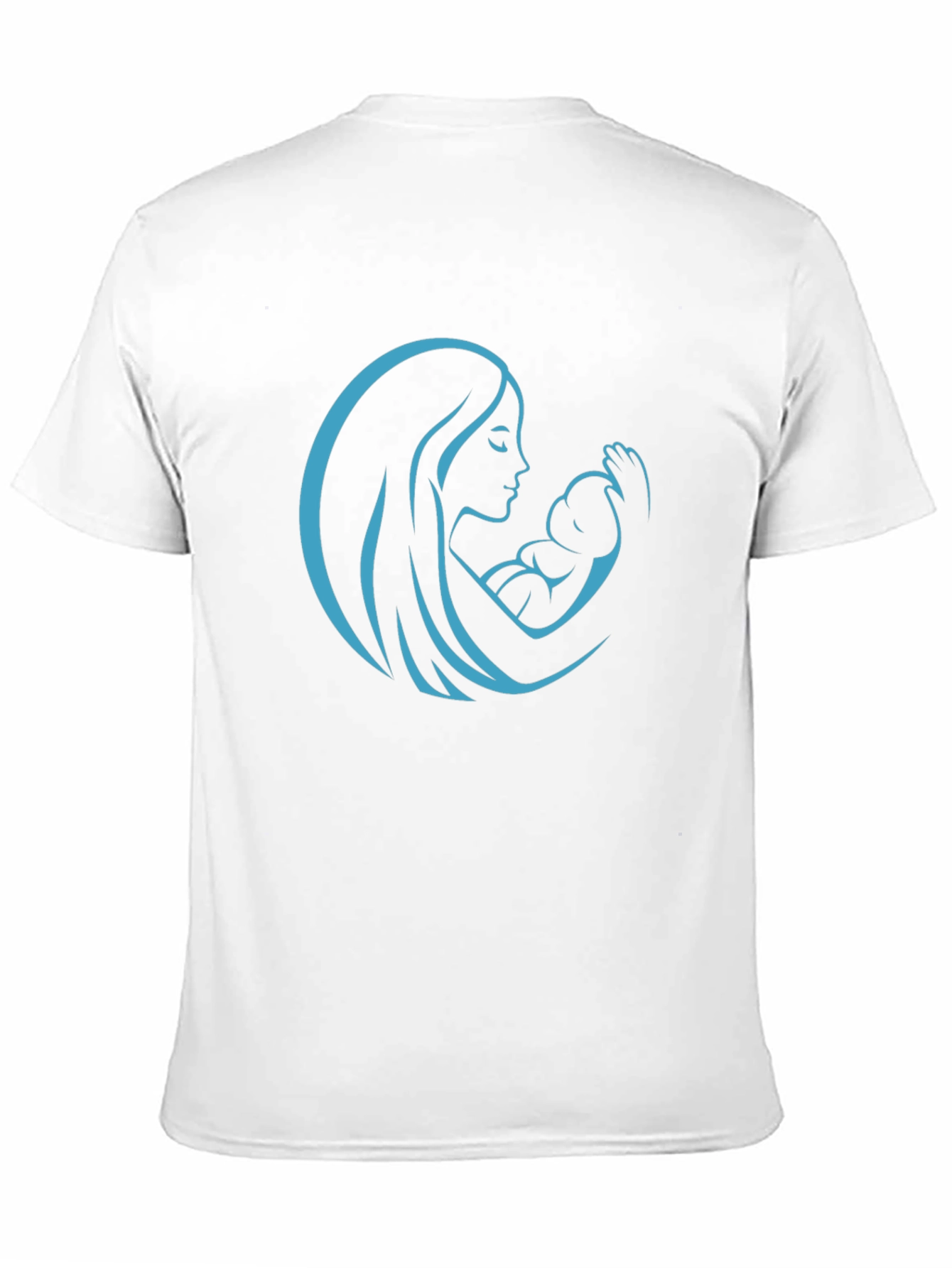 Mother & Child Graphic Tee - Black