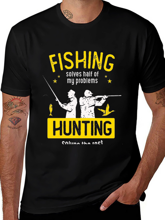 Fishing Hunting Problem Solved T-Shirt
