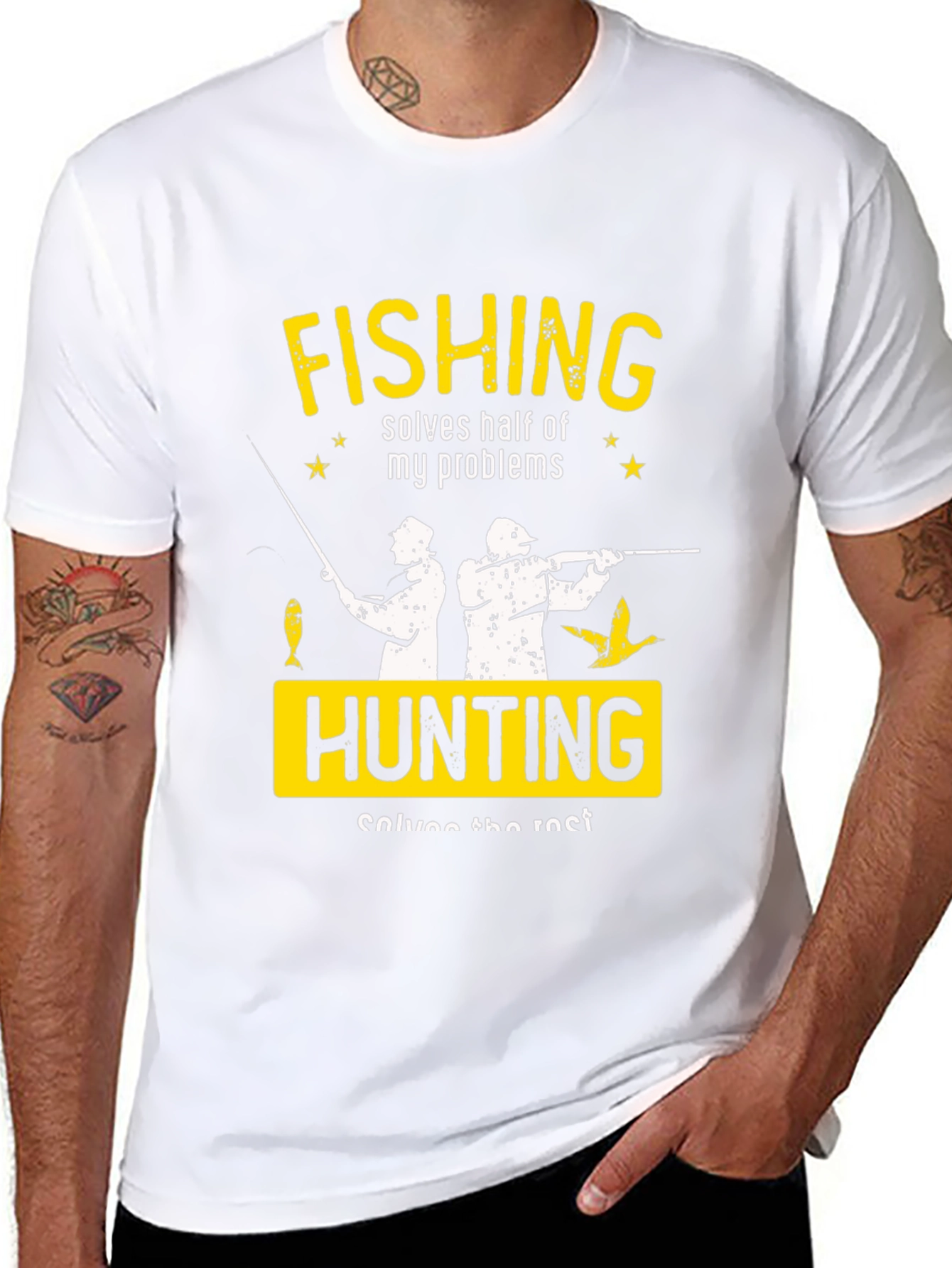 Fishing Hunting Problem Solved T-Shirt