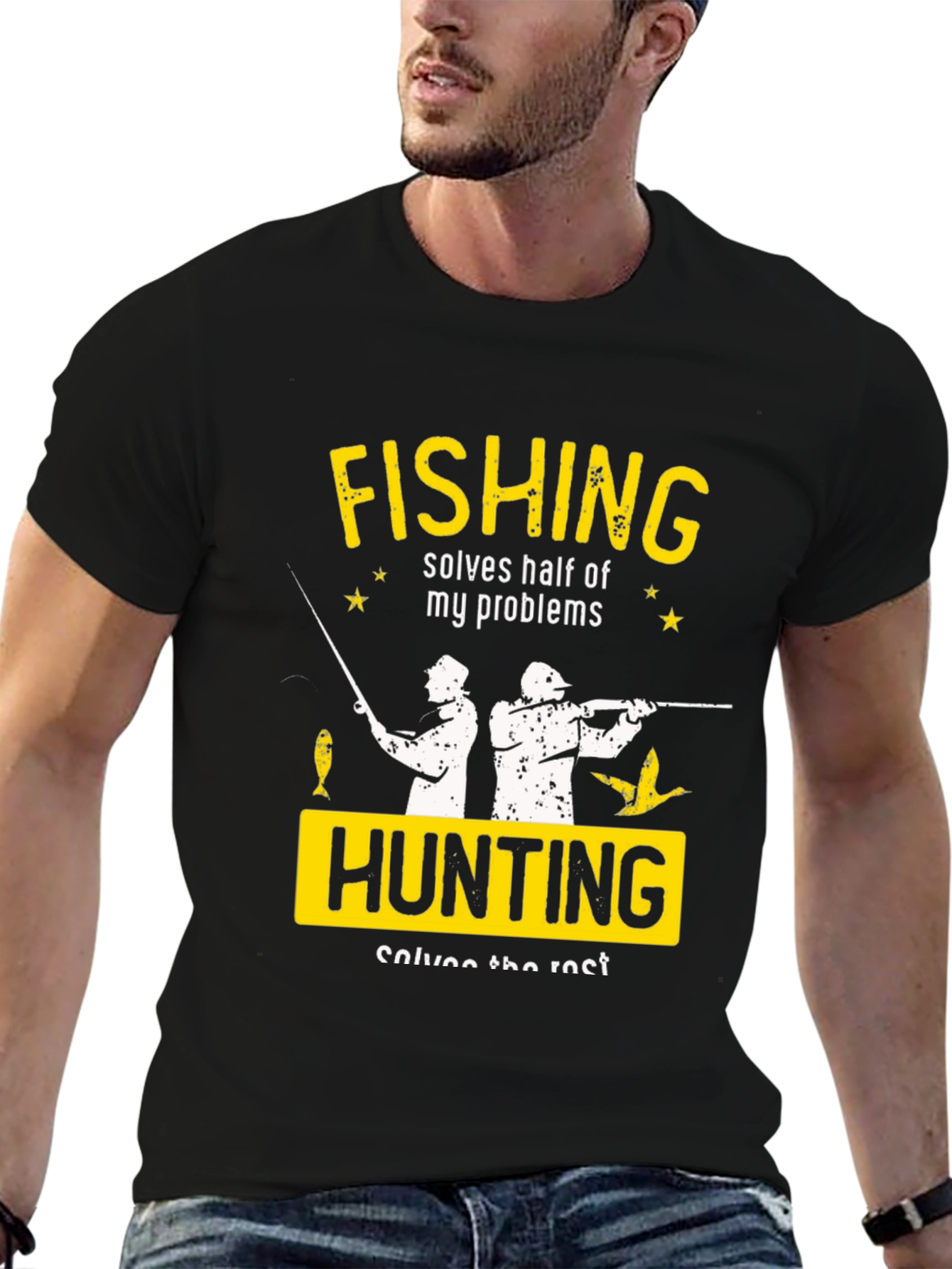 Fishing Hunting Problem Solved T-Shirt