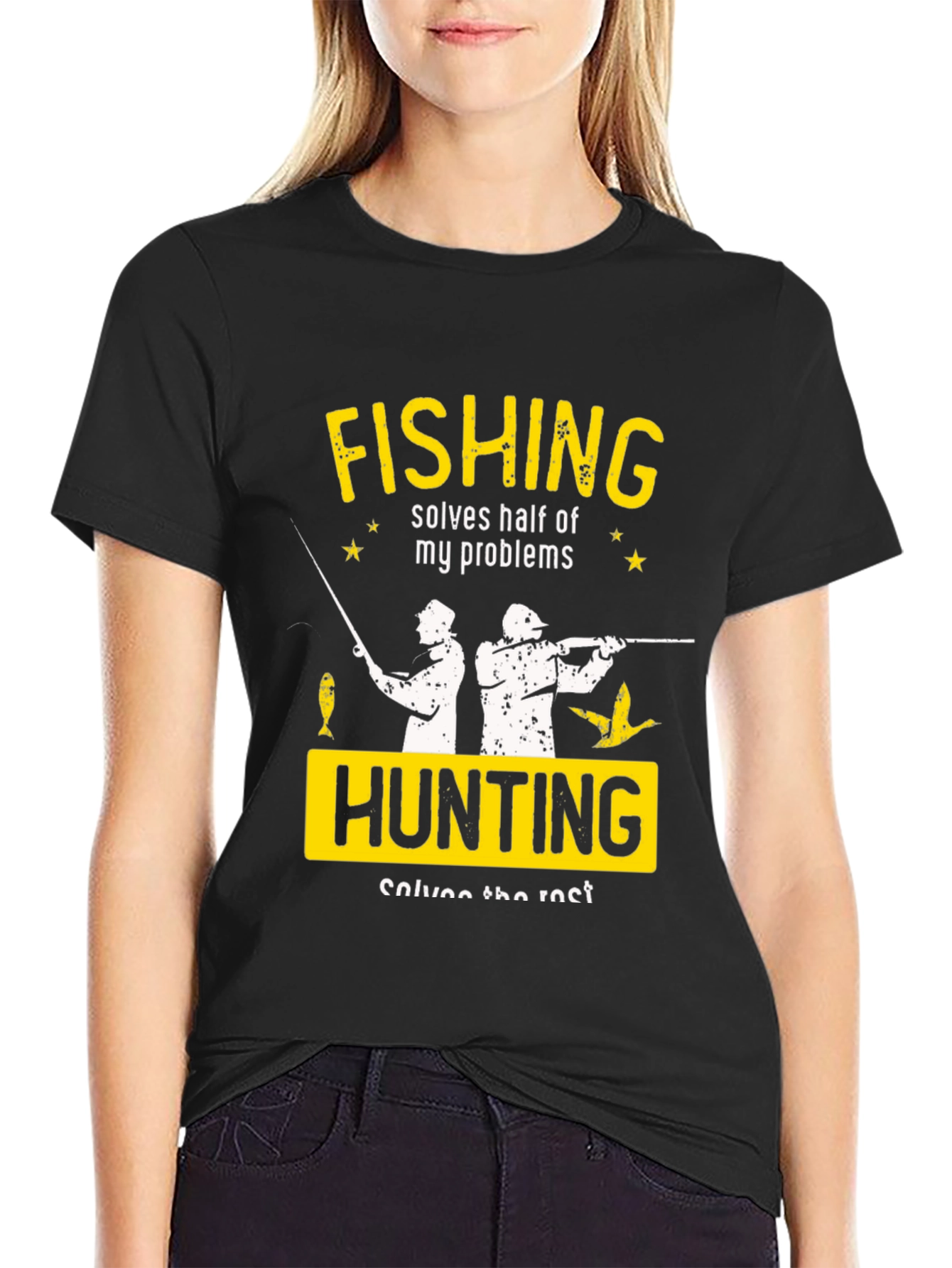 Fishing Hunting Problem Solved T-Shirt