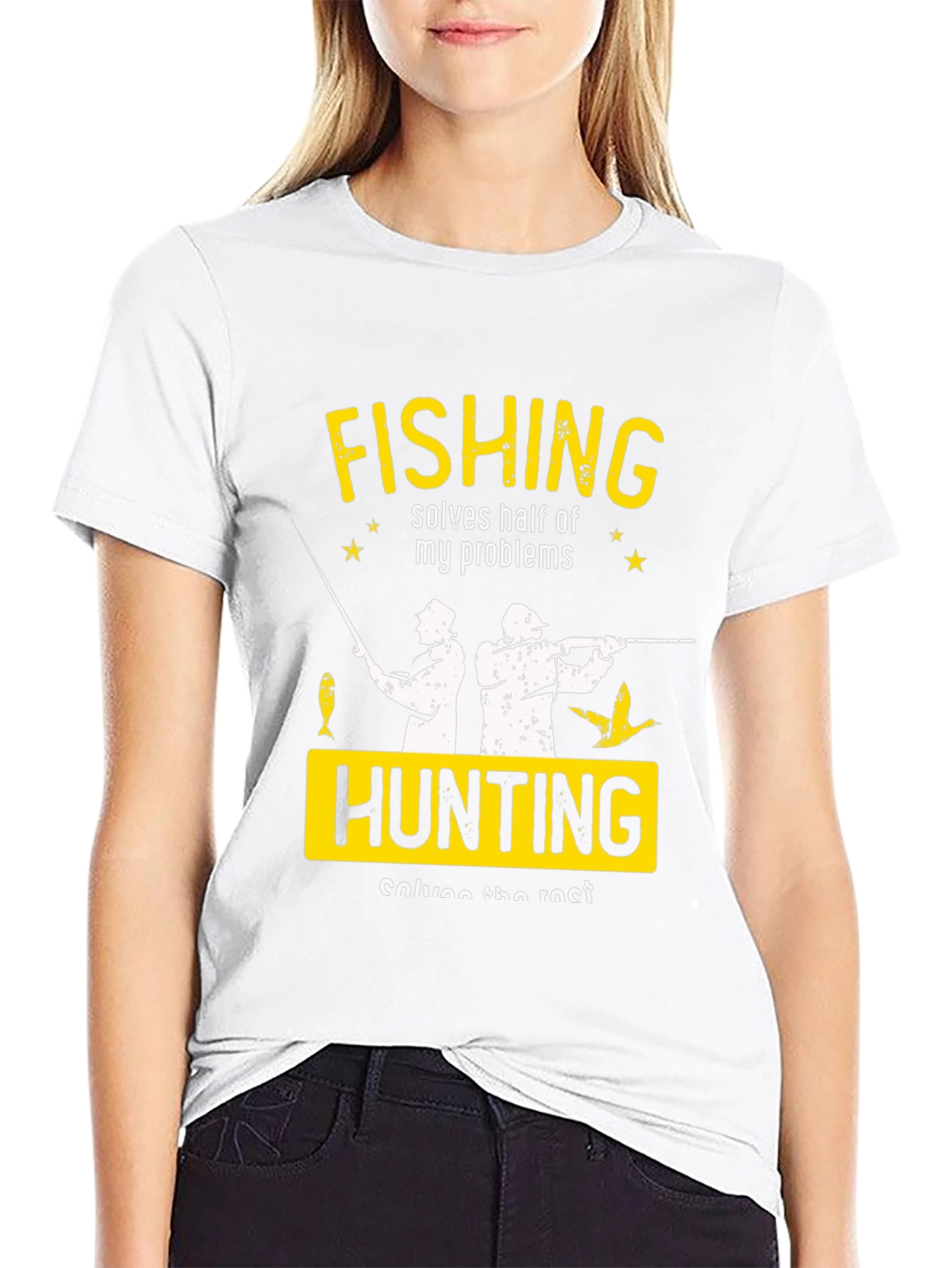 Fishing Hunting Problem Solved T-Shirt