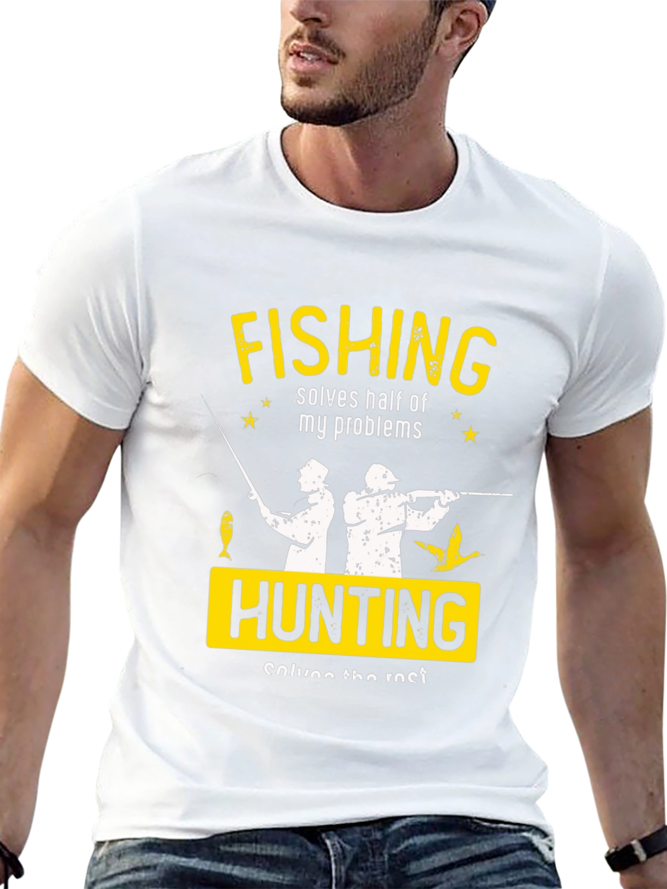 Fishing Hunting Problem Solved T-Shirt