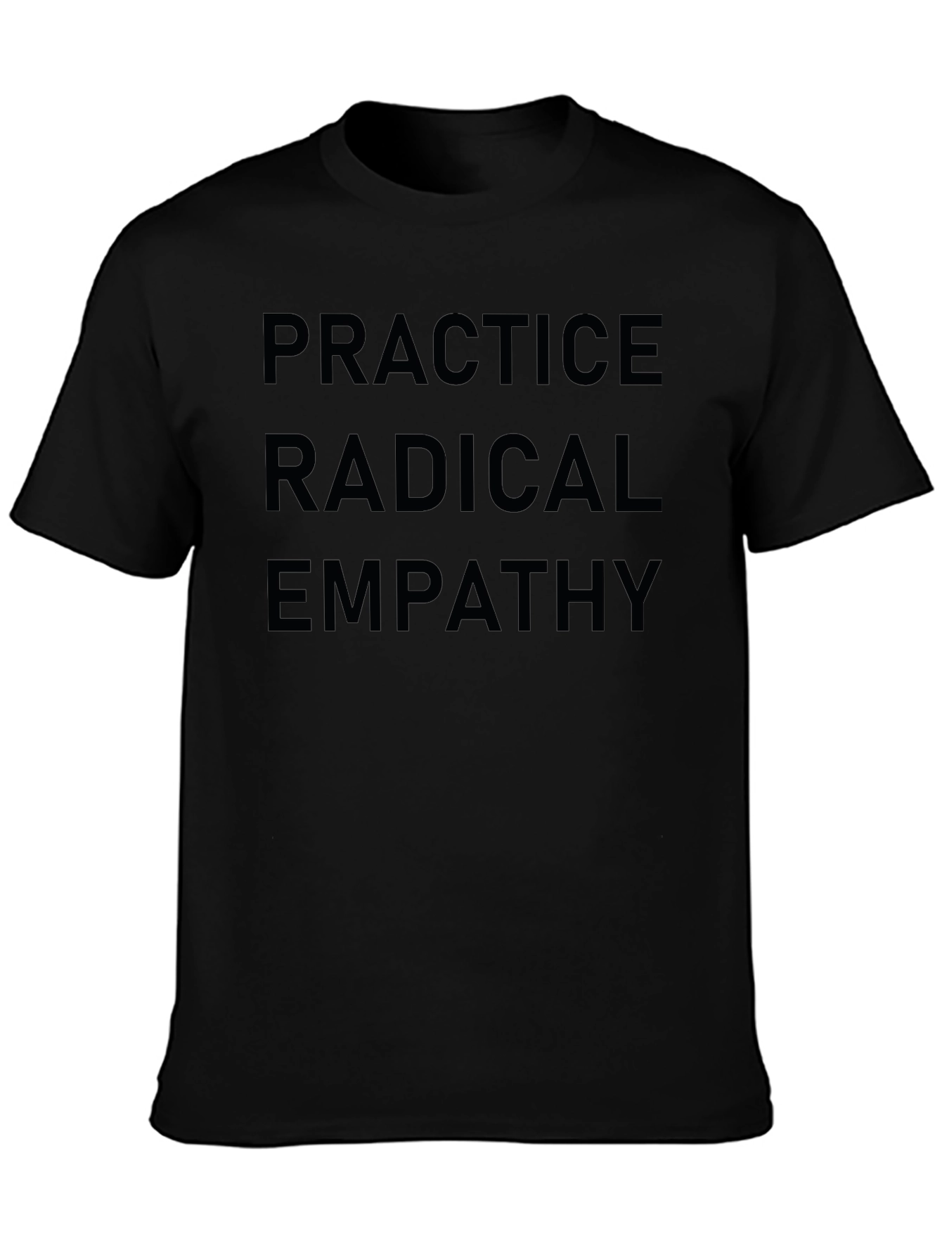 Radical Empathy Graphic Tee - Unisex Black T-Shirt