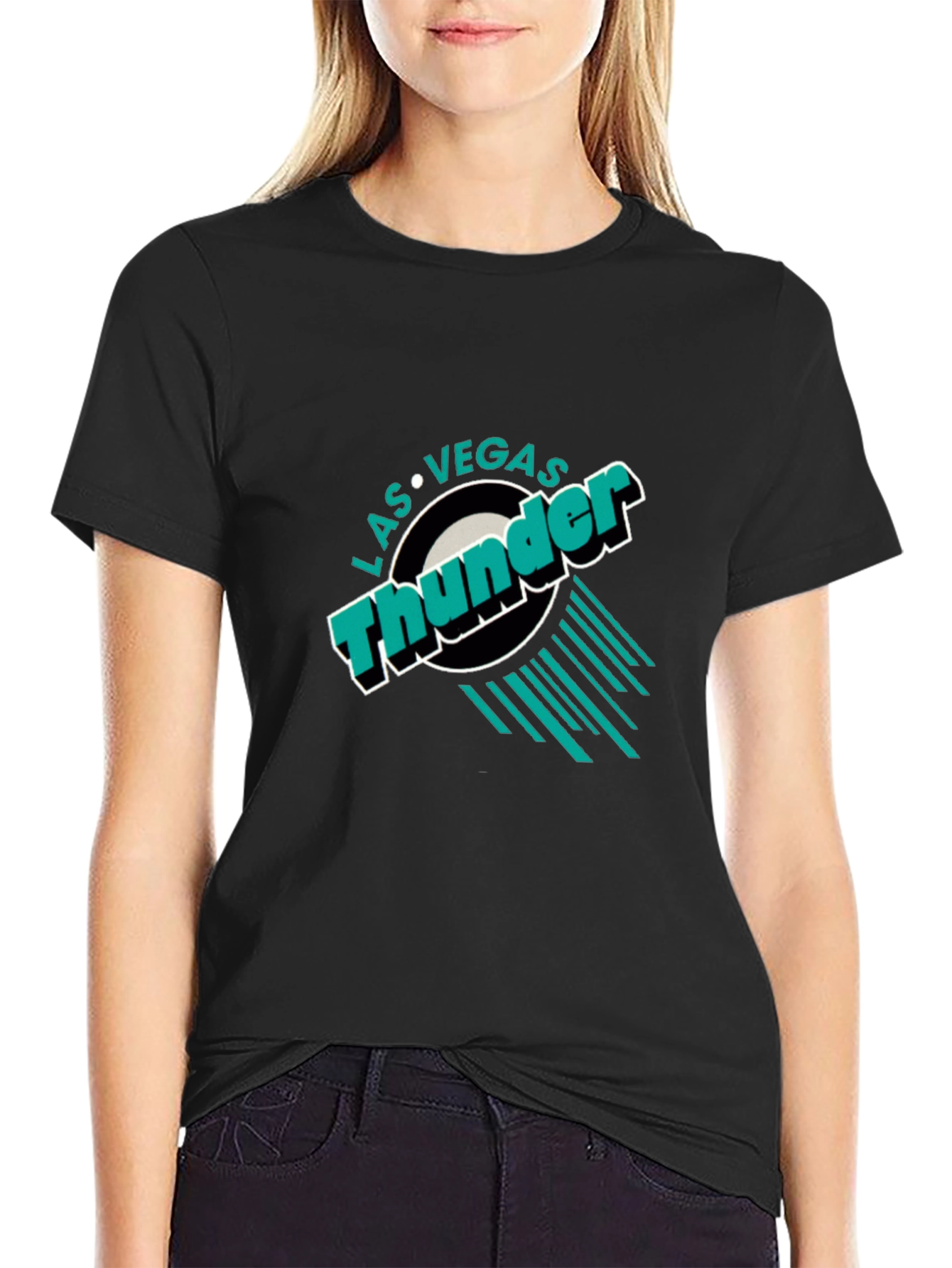Las Vegas Thunder T-Shirt - Retro Design