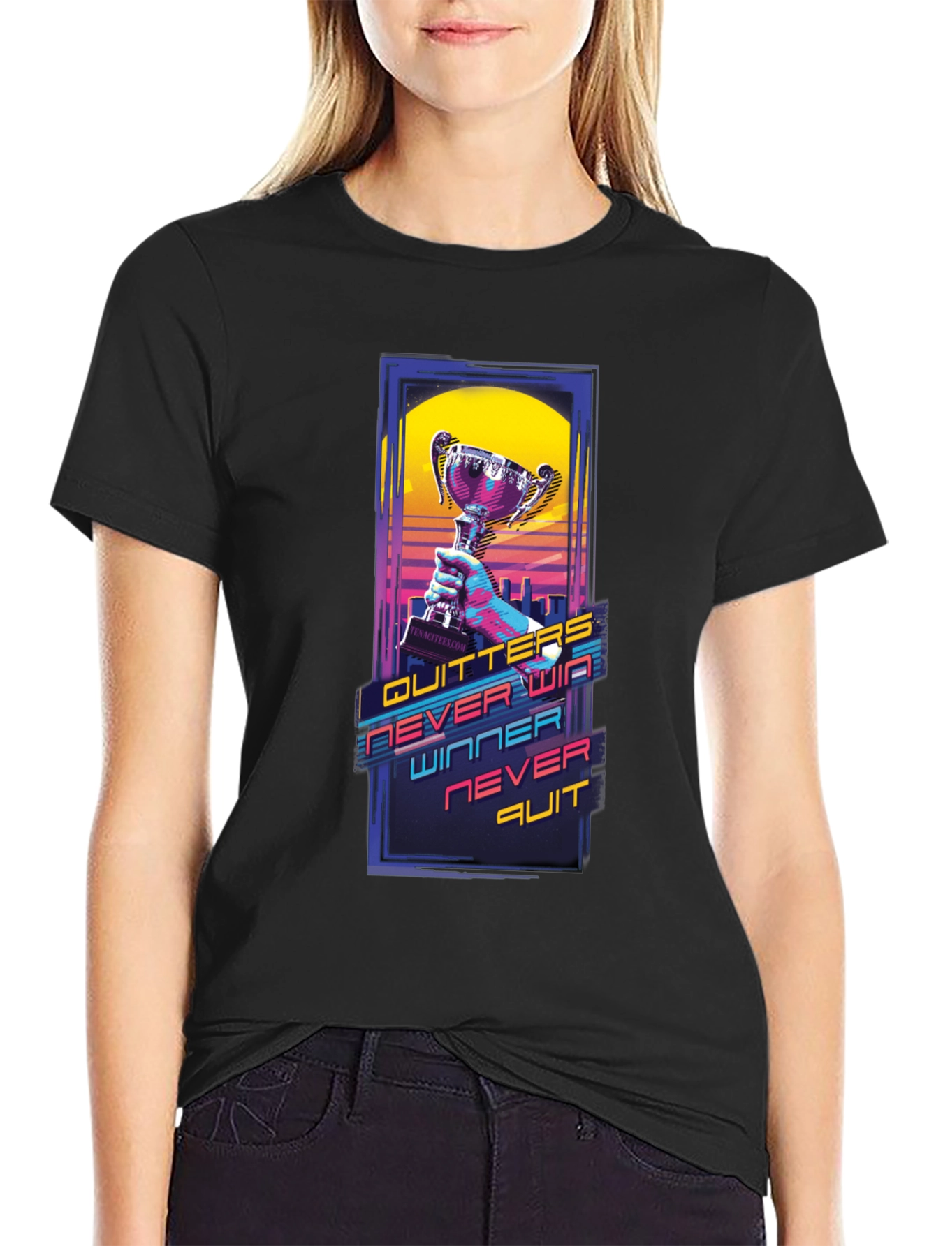 Winners Never Quit Graphic Tee