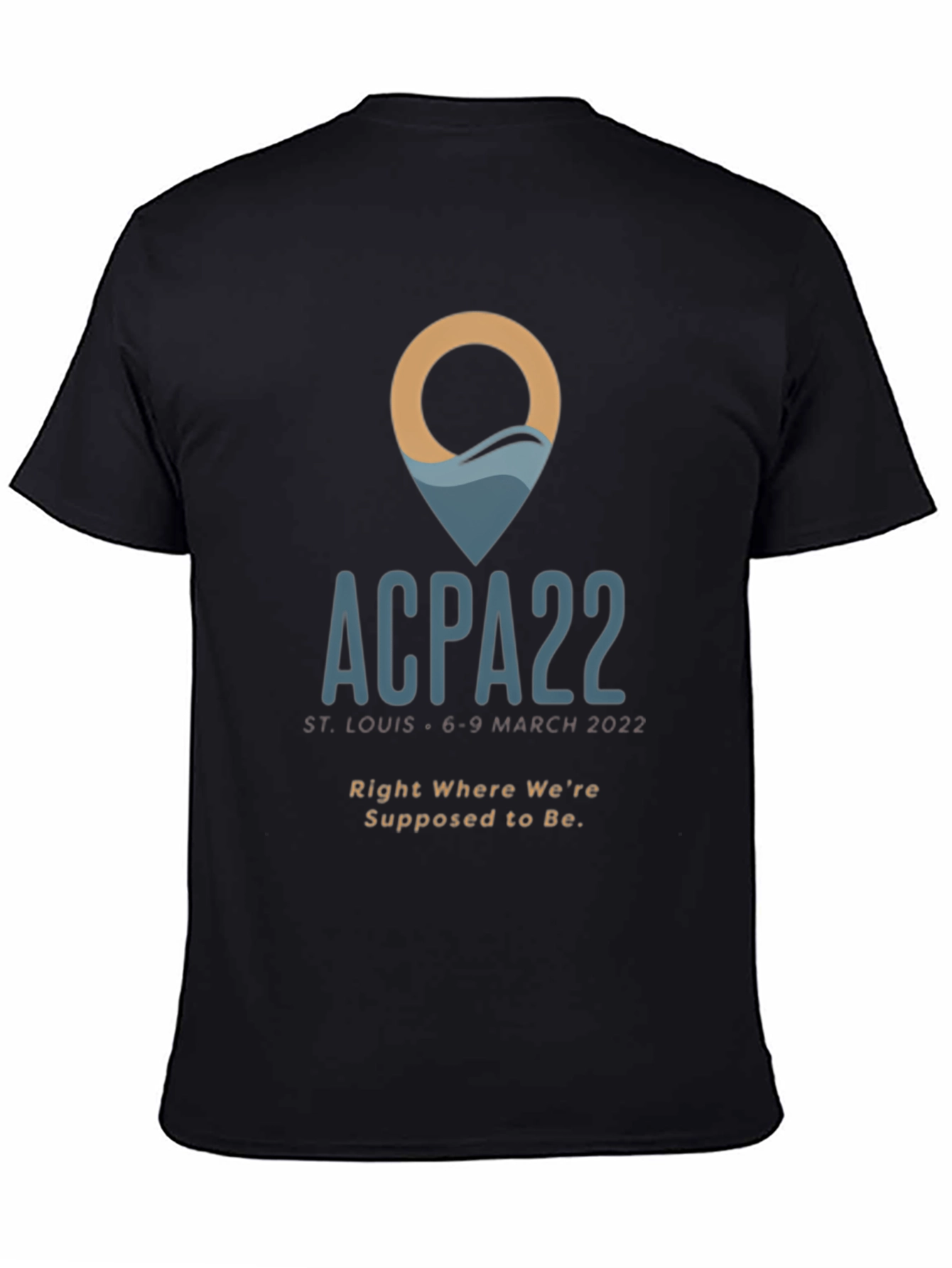 ACPA22 St. Louis Conference Black T-Shirt