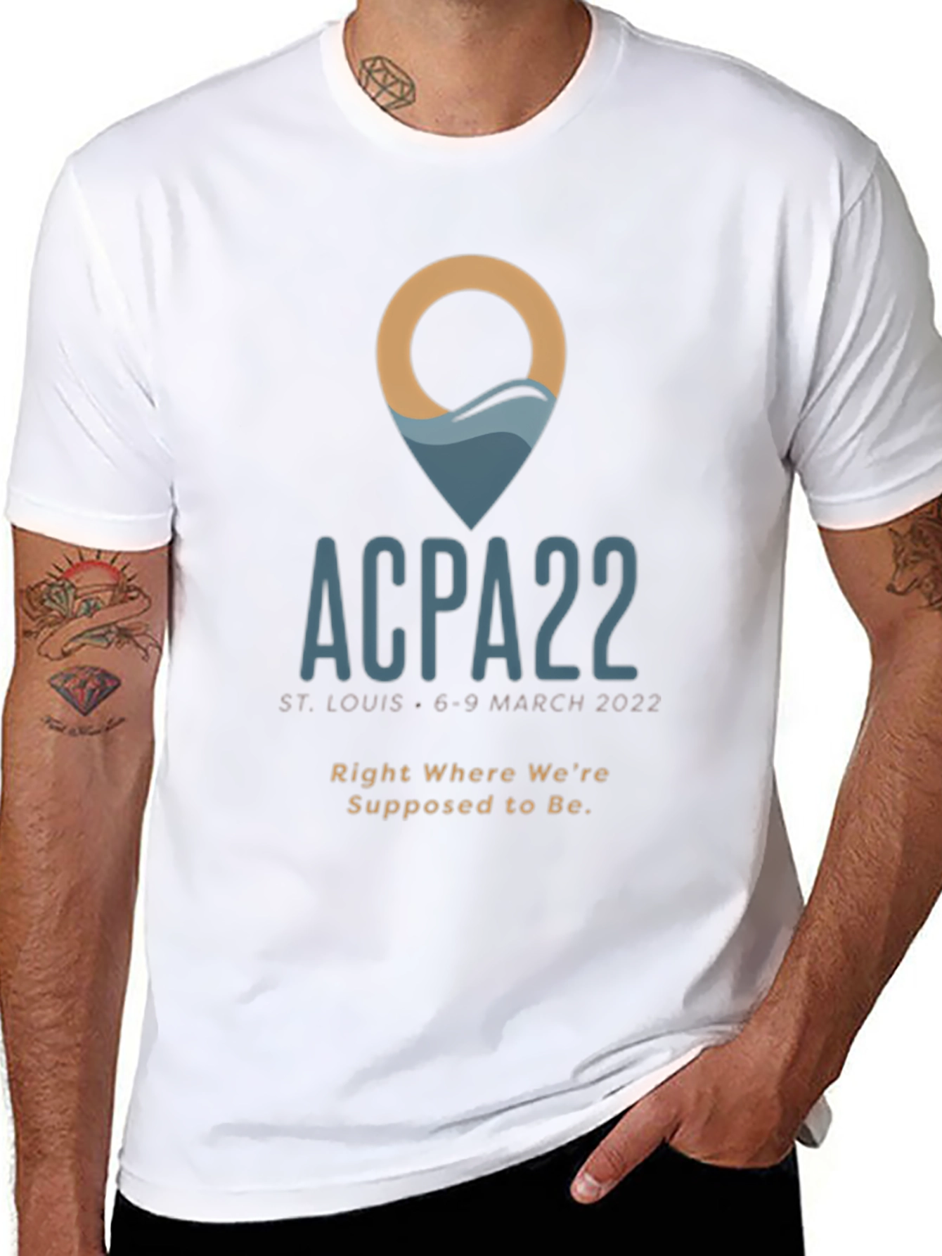 ACPA22 St. Louis Conference Black T-Shirt