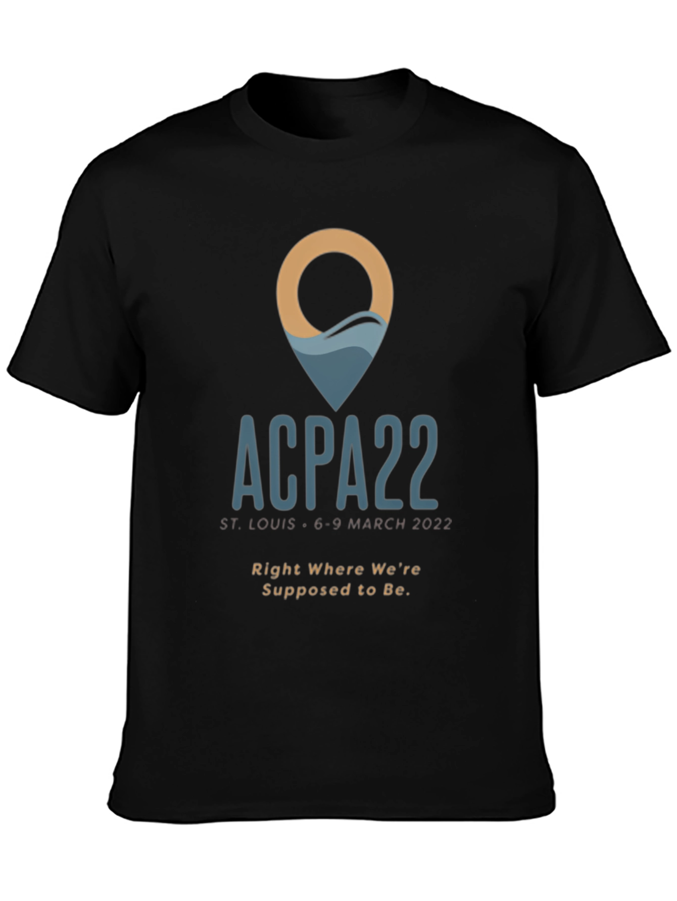 ACPA22 St. Louis Conference Black T-Shirt