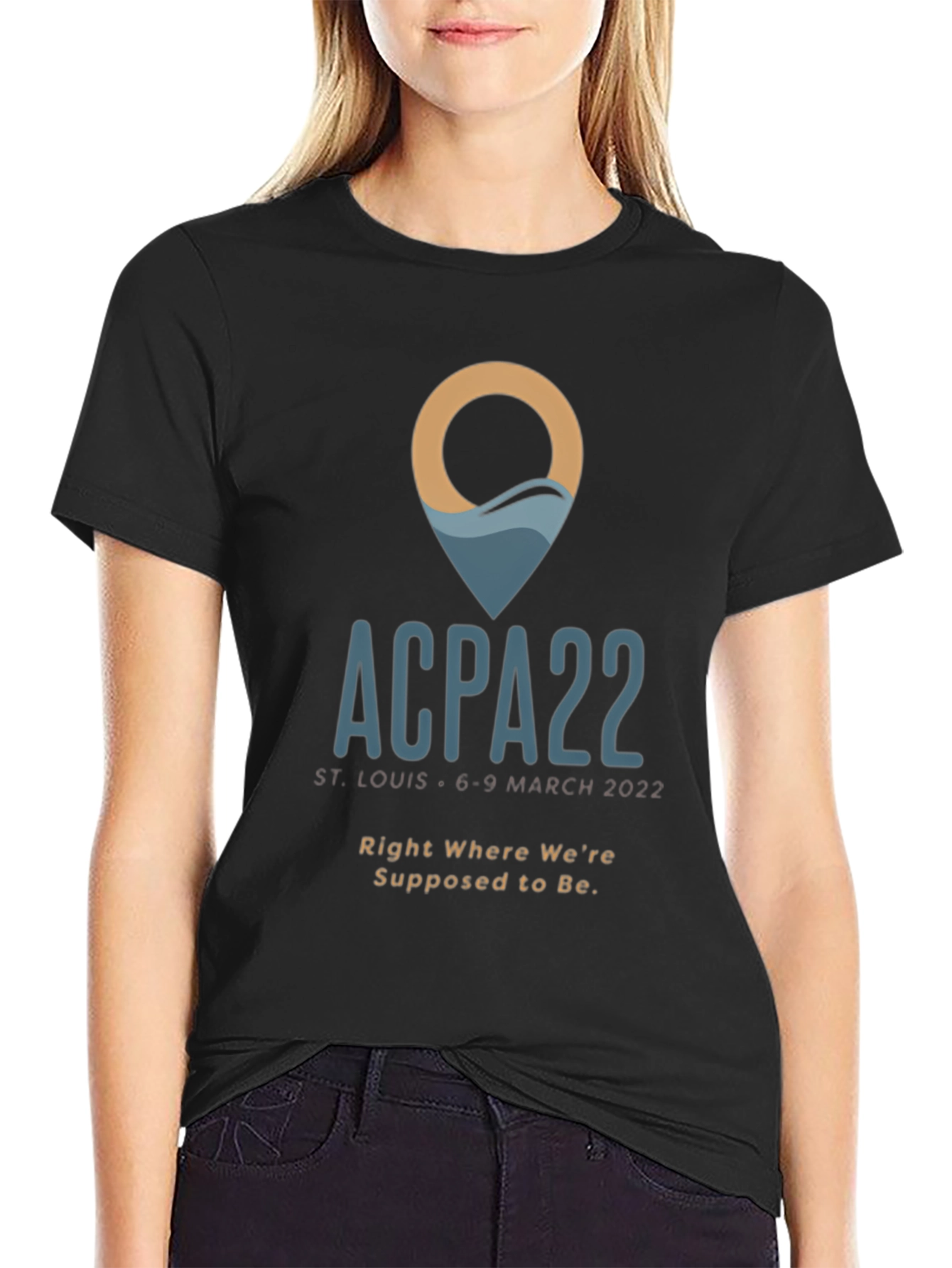 ACPA22 St. Louis Conference Black T-Shirt