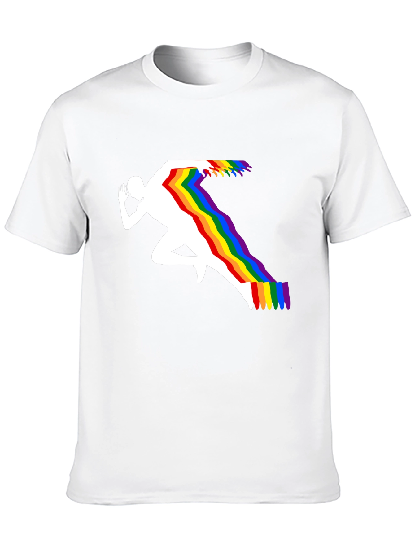 Rainbow Runner Graphic Tee