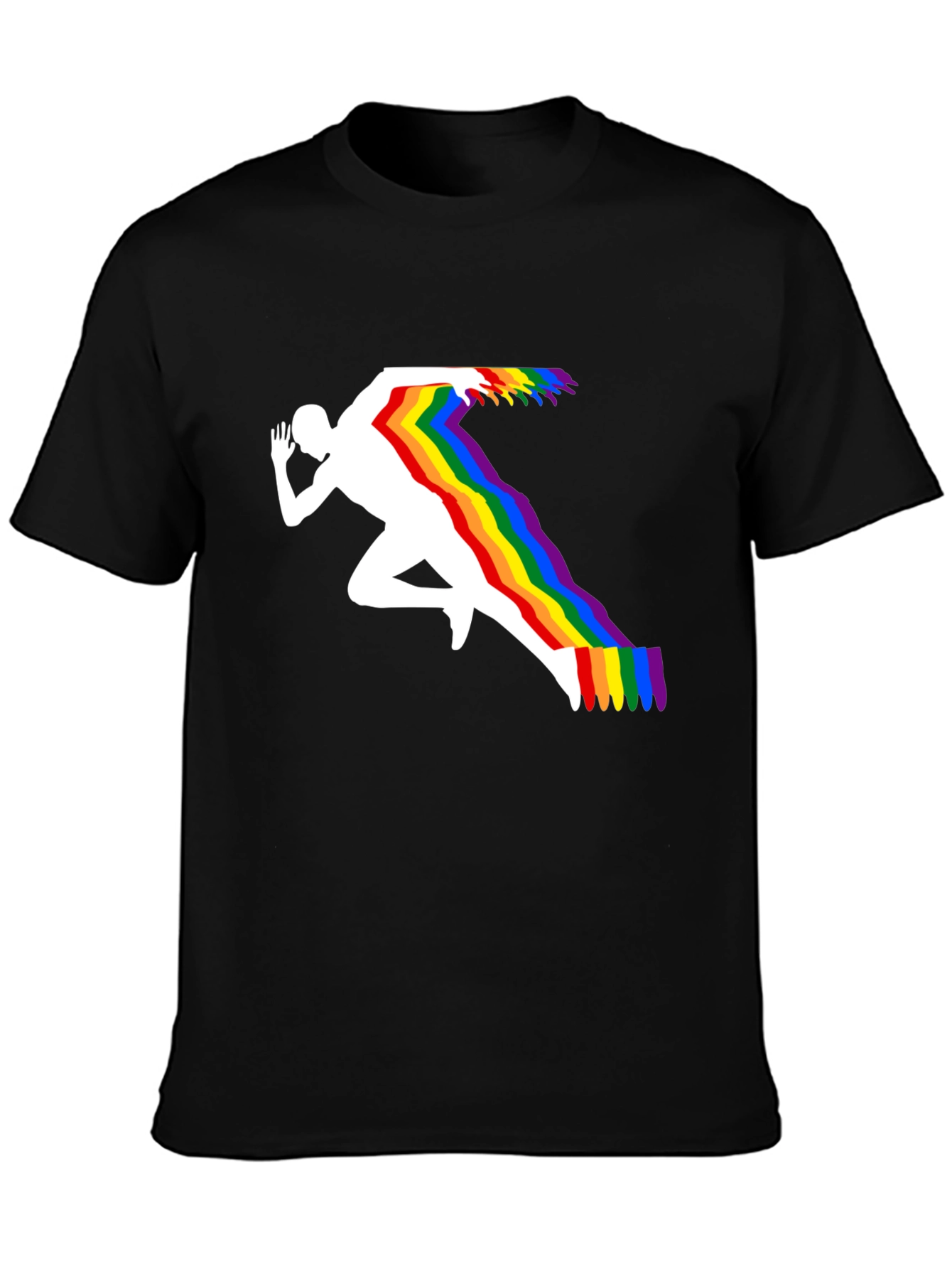 Rainbow Runner Graphic Tee