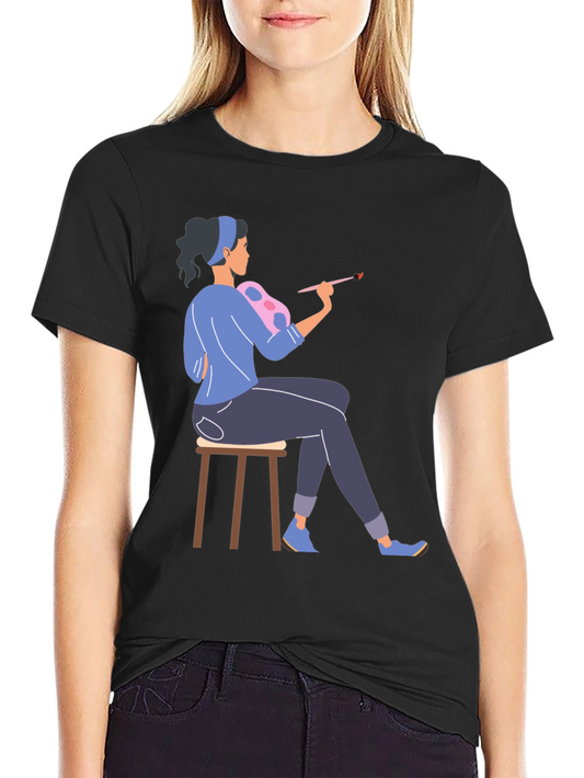 Artist Graphic T-Shirt - Black