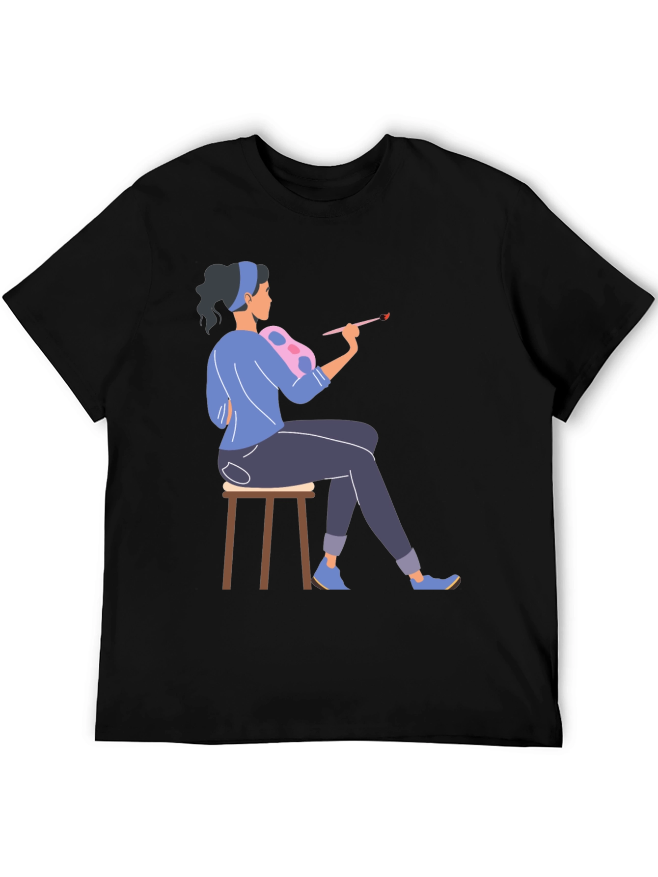 Artist Graphic T-Shirt - Black