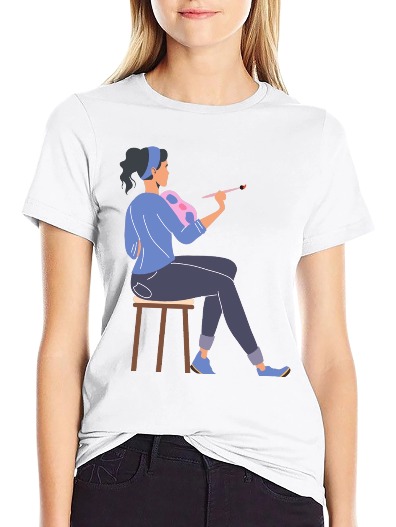 Artist Graphic T-Shirt - Black