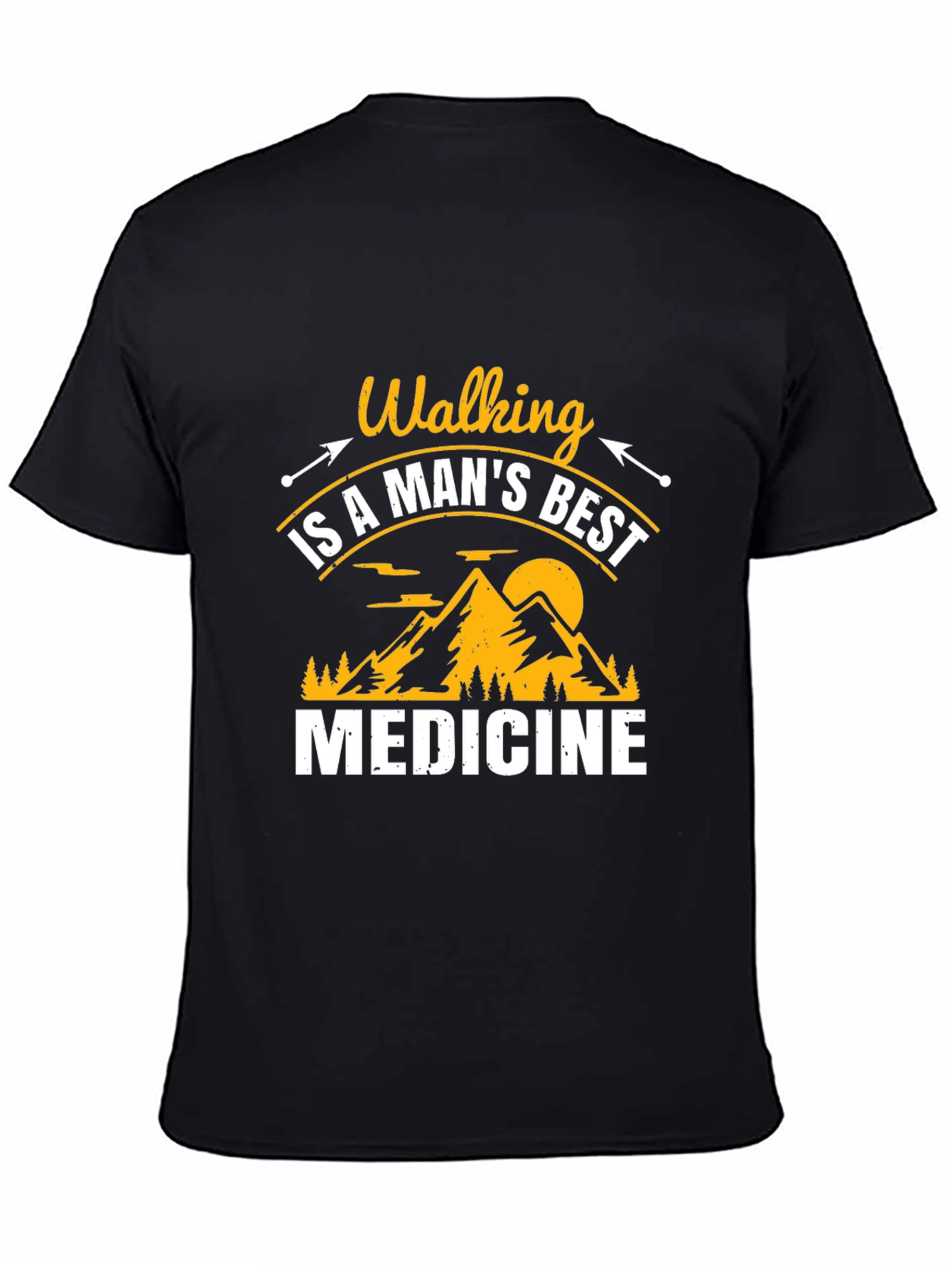 Walking is Medicine Graphic T-Shirt