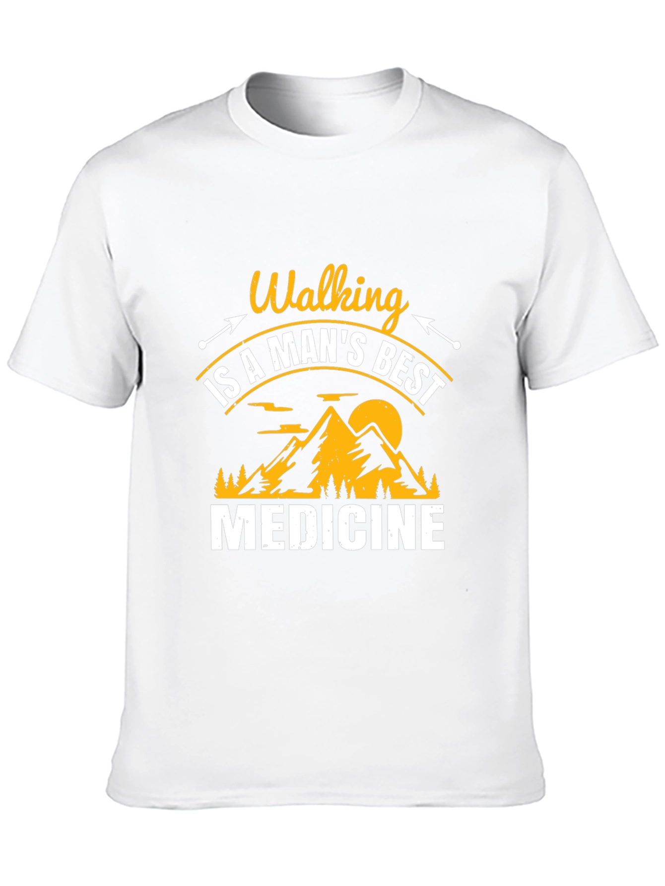 Walking is Medicine Graphic T-Shirt