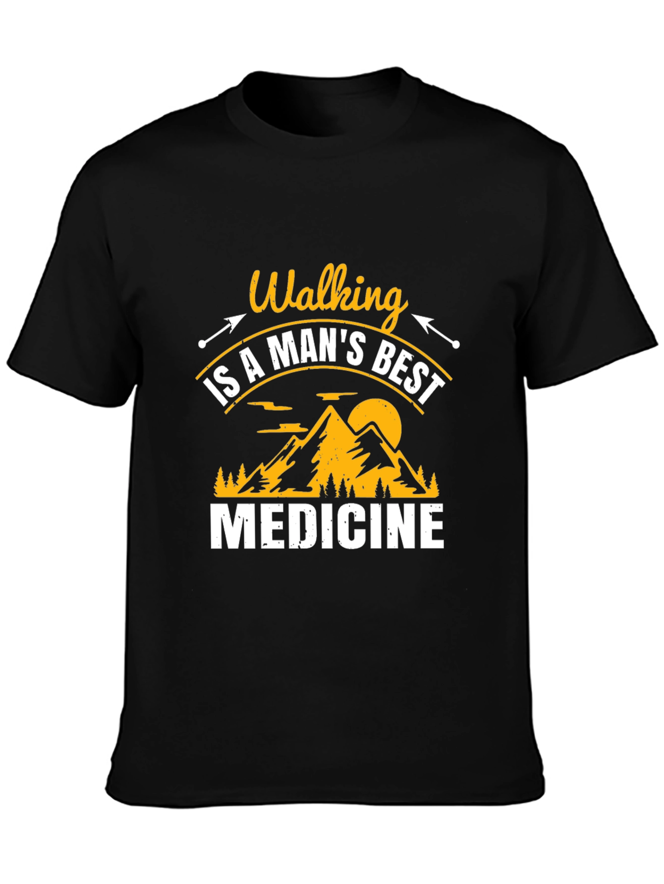 Walking is Medicine Graphic T-Shirt