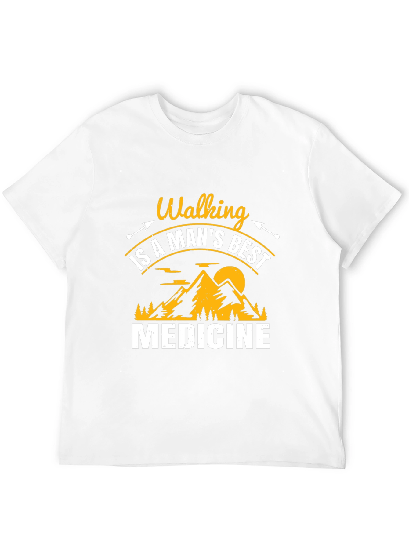 Walking is Medicine Graphic T-Shirt