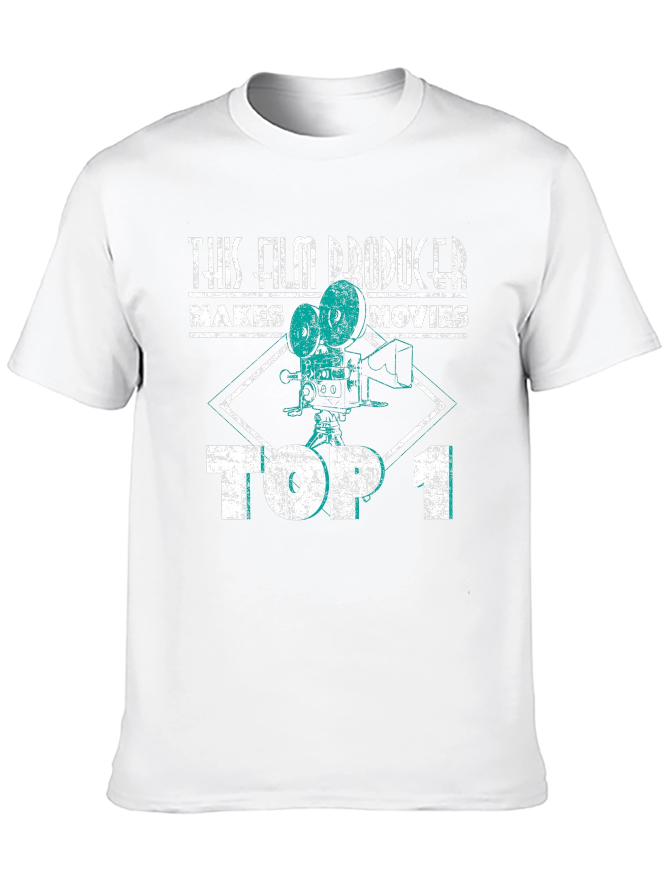 Film Producer T-Shirt - Makes Movies Top 1