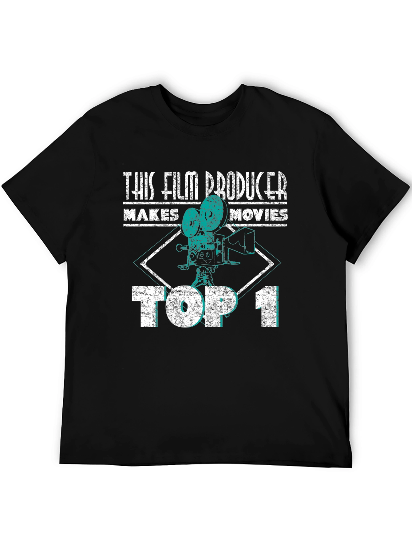 Film Producer T-Shirt - Makes Movies Top 1
