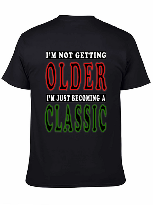 Classic Aged Black T-Shirt