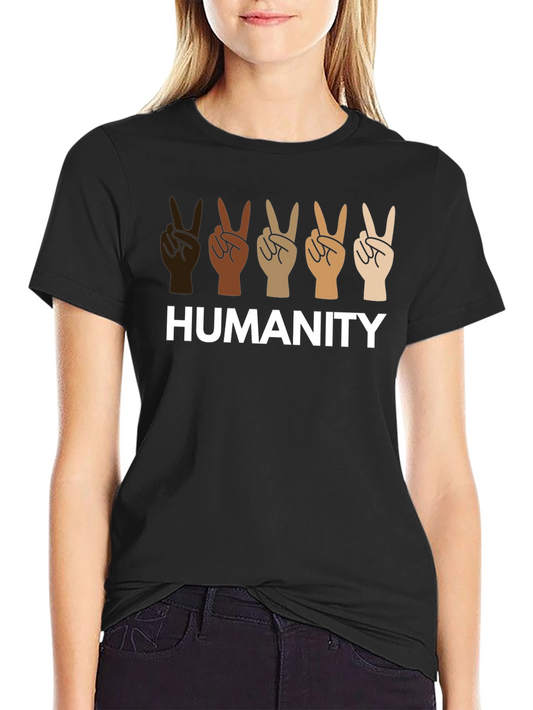 Humanity Peace Sign Diversity T-Shirt