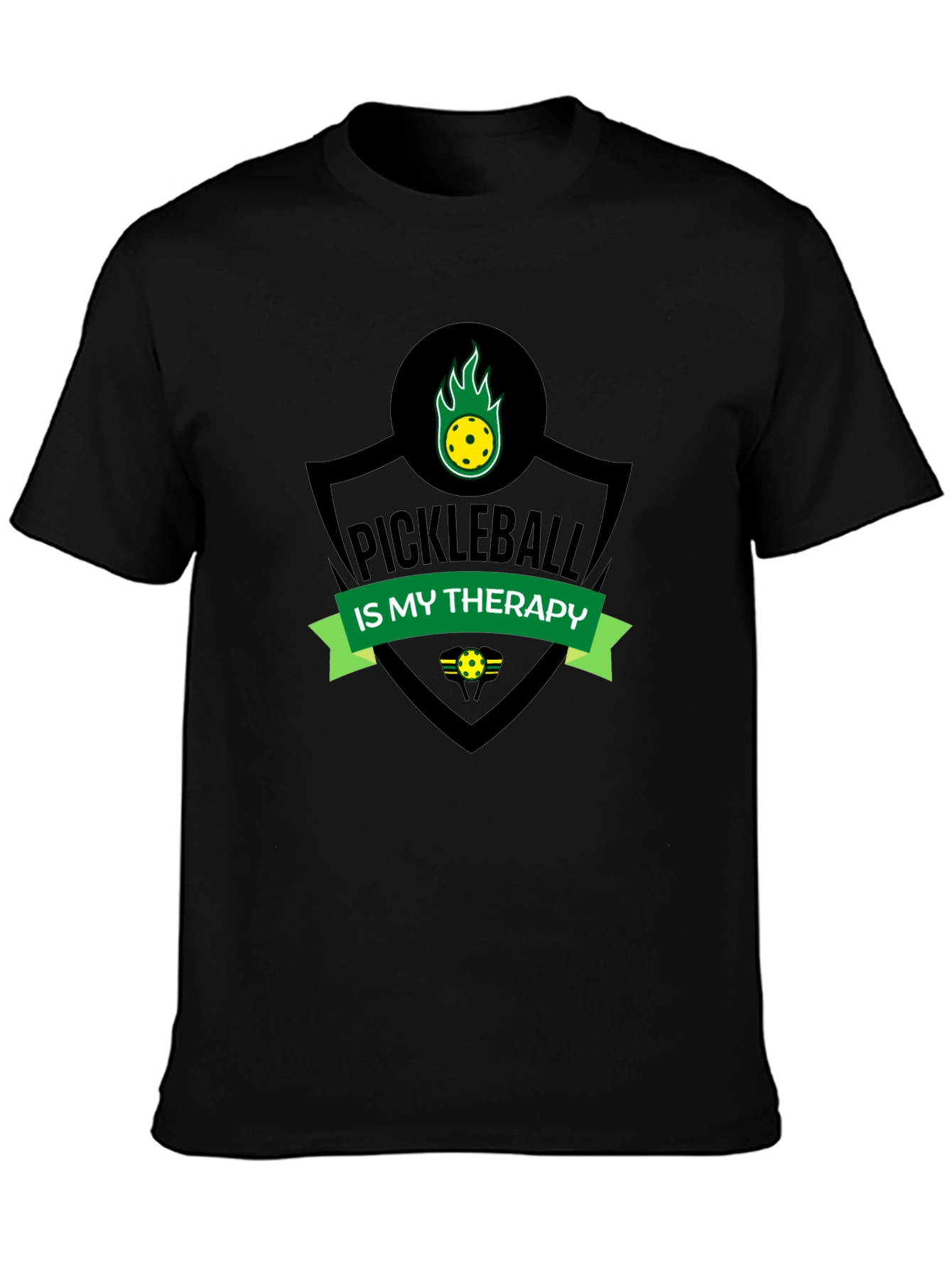 Pickleball Therapy T-Shirt - Sporty Design