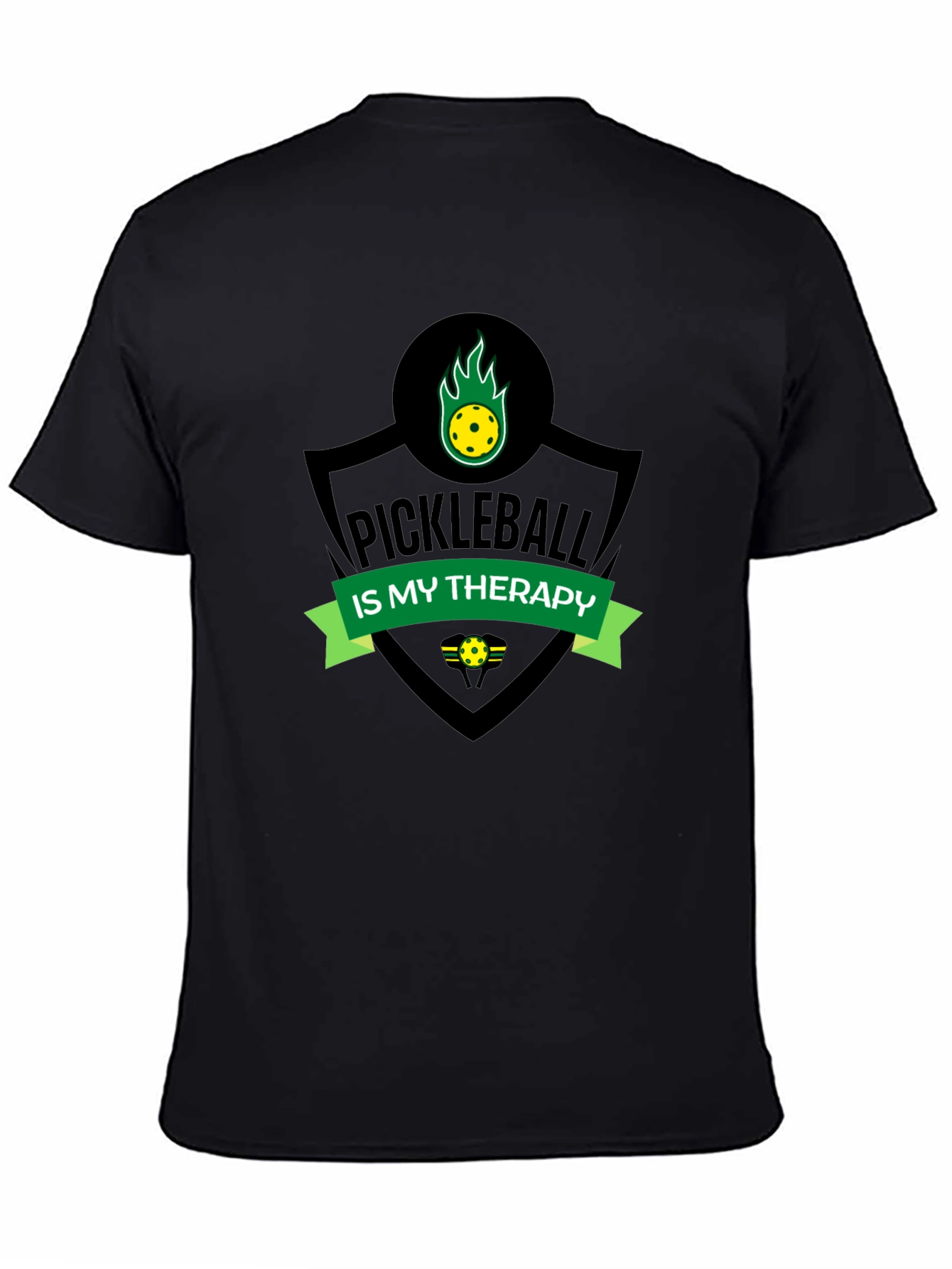 Pickleball Therapy T-Shirt - Sporty Design