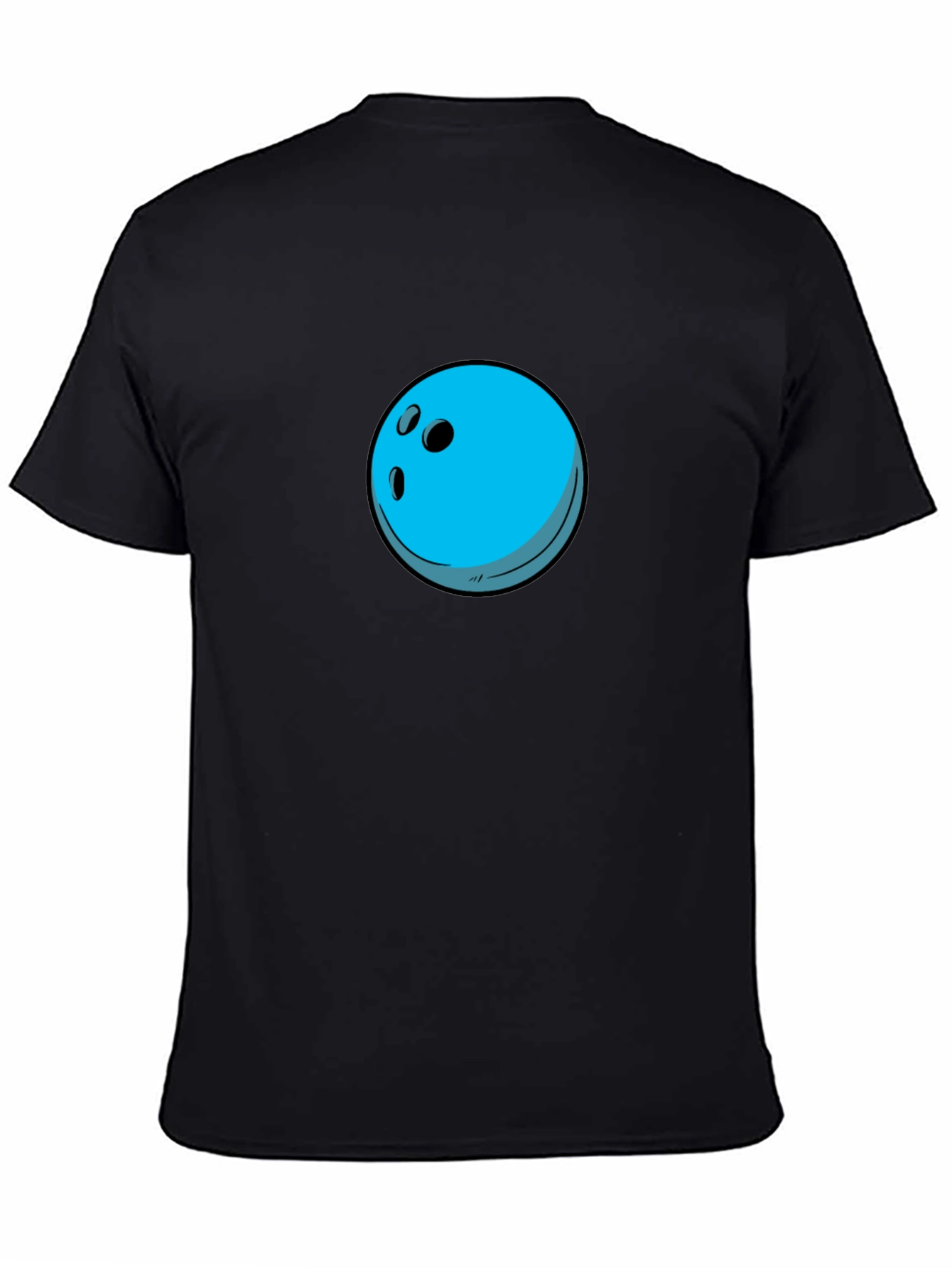 Bowling Ball Graphic Tee - Black