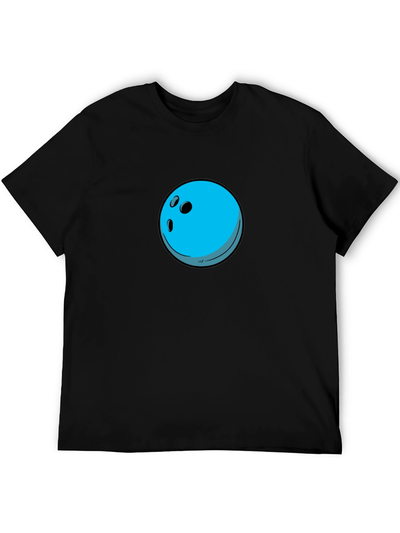 Bowling Ball Graphic Tee - Black
