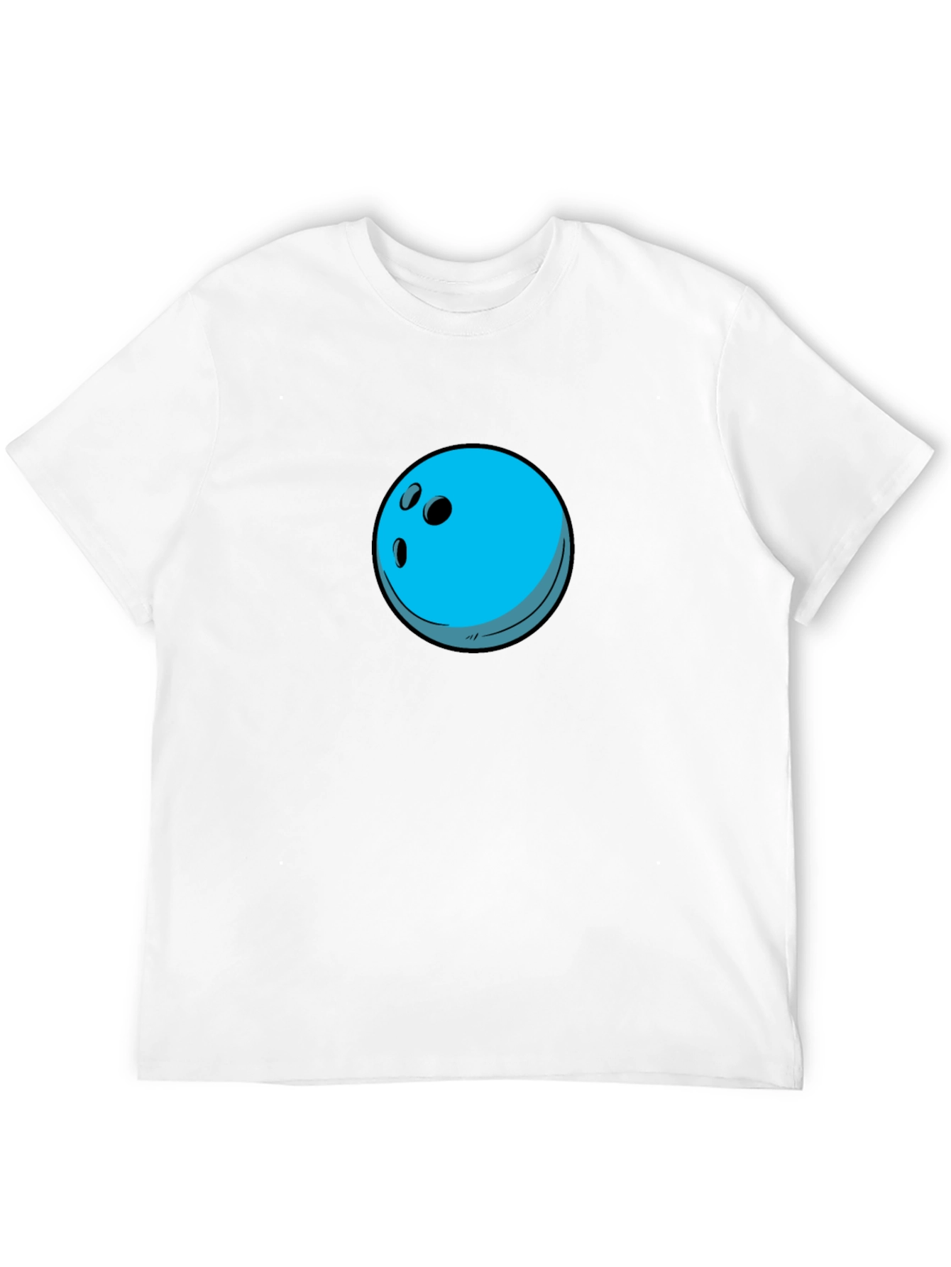 Bowling Ball Graphic Tee - Black