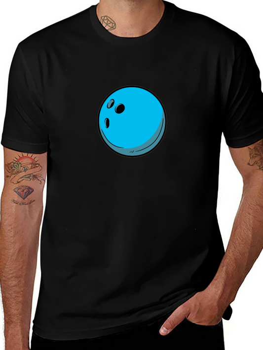 Bowling Ball Graphic Tee - Black