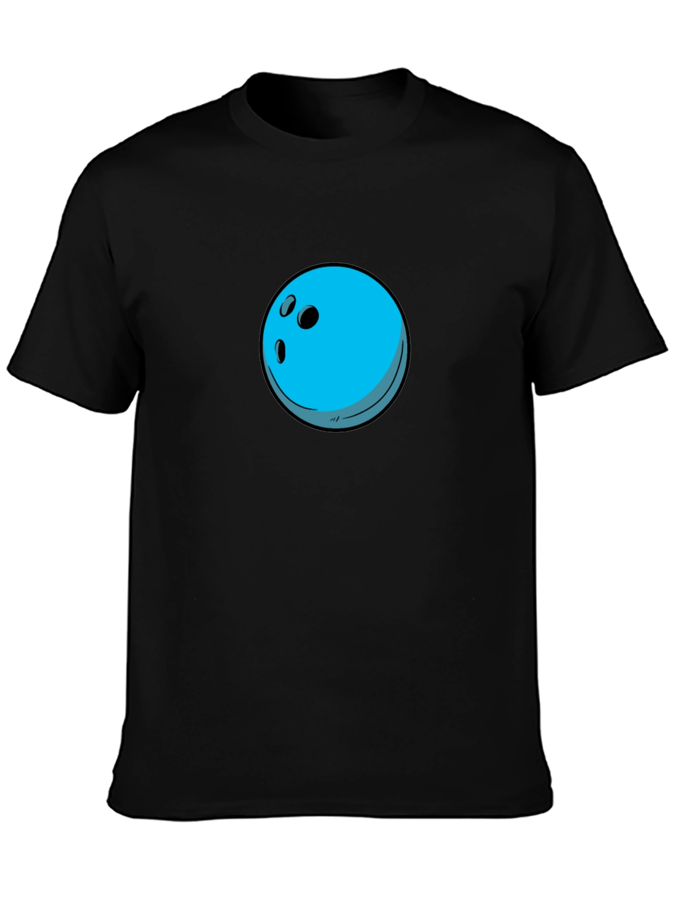 Bowling Ball Graphic Tee - Black