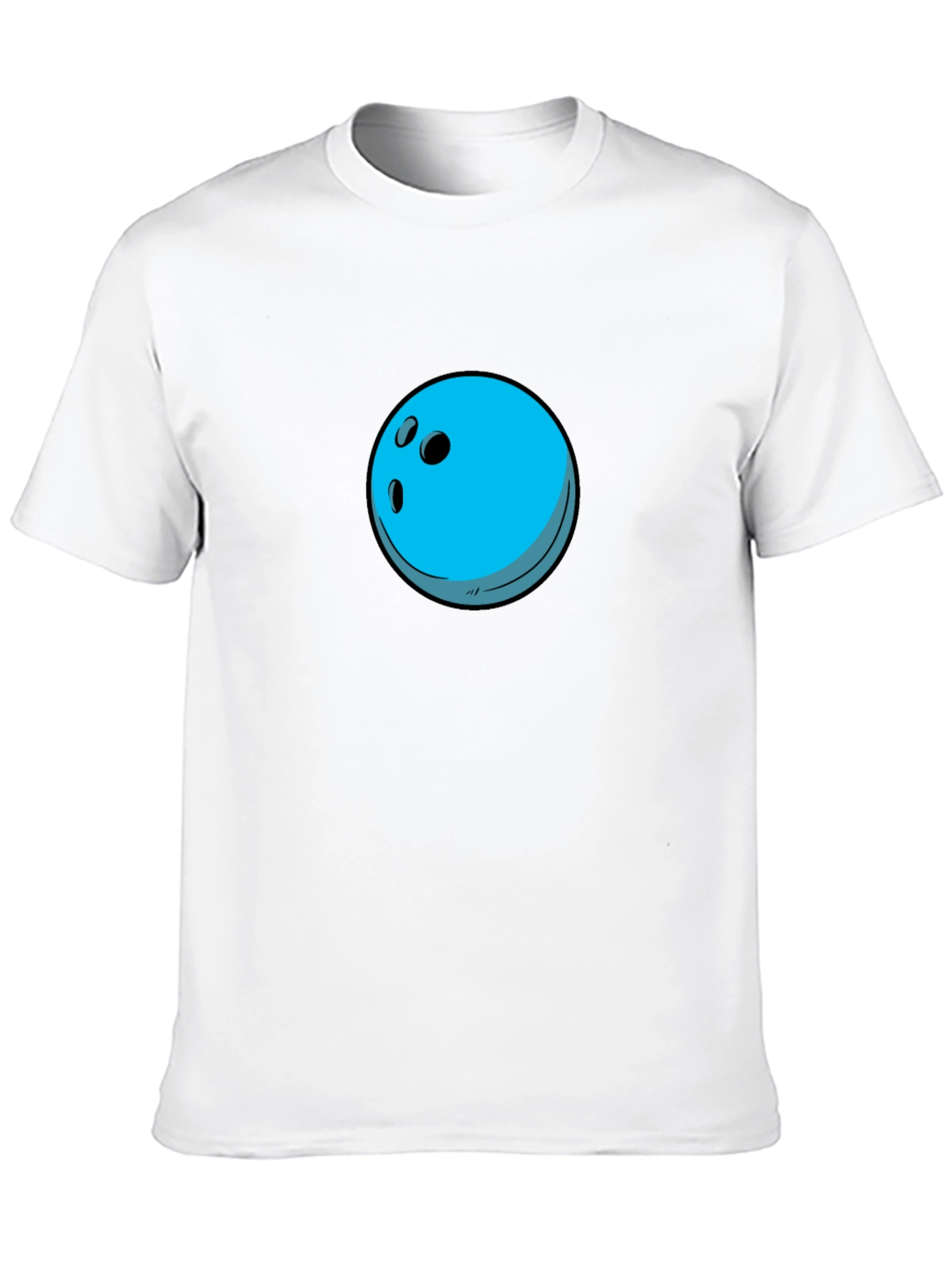 Bowling Ball Graphic Tee - Black