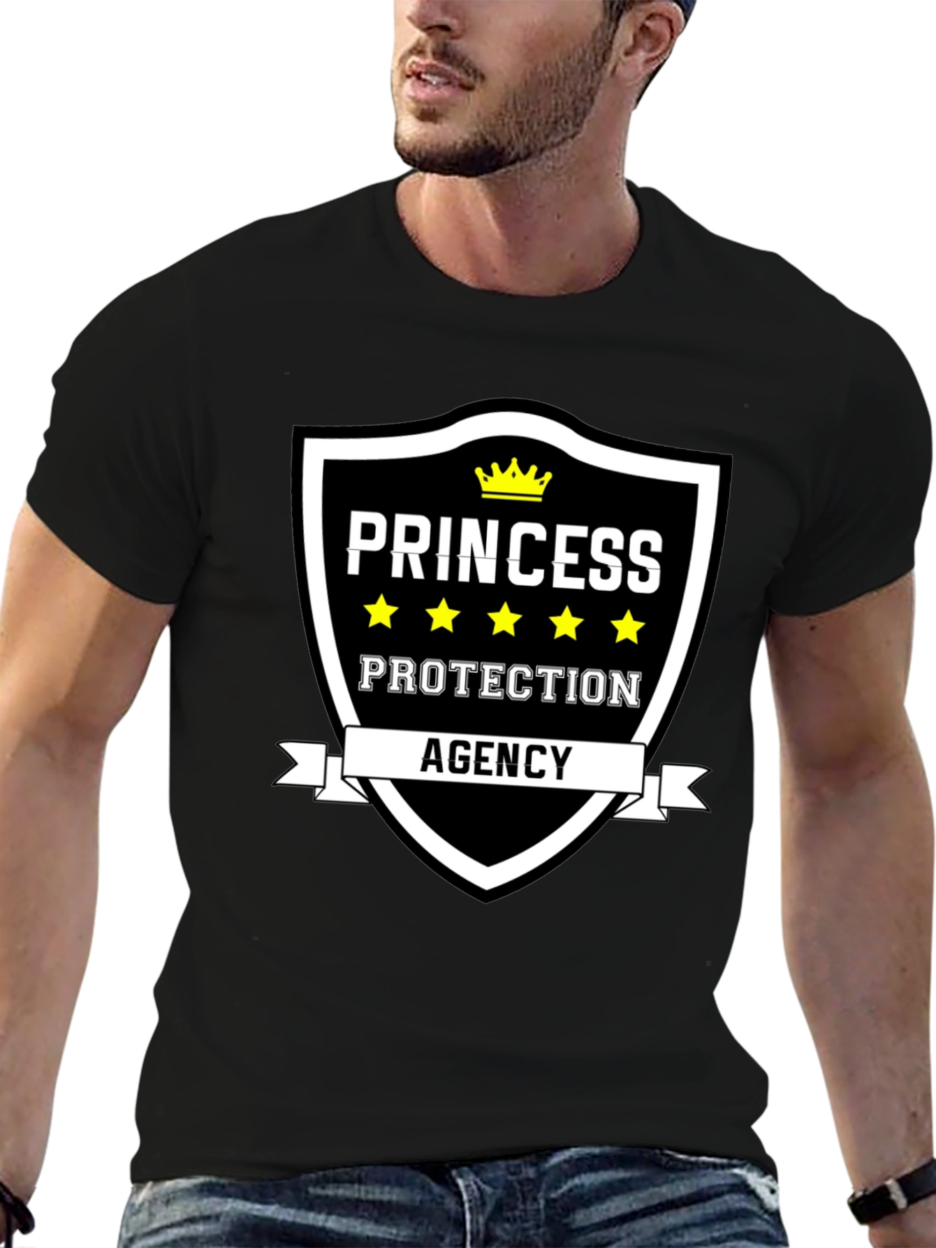 Princess Protection Agency Black T-Shirt