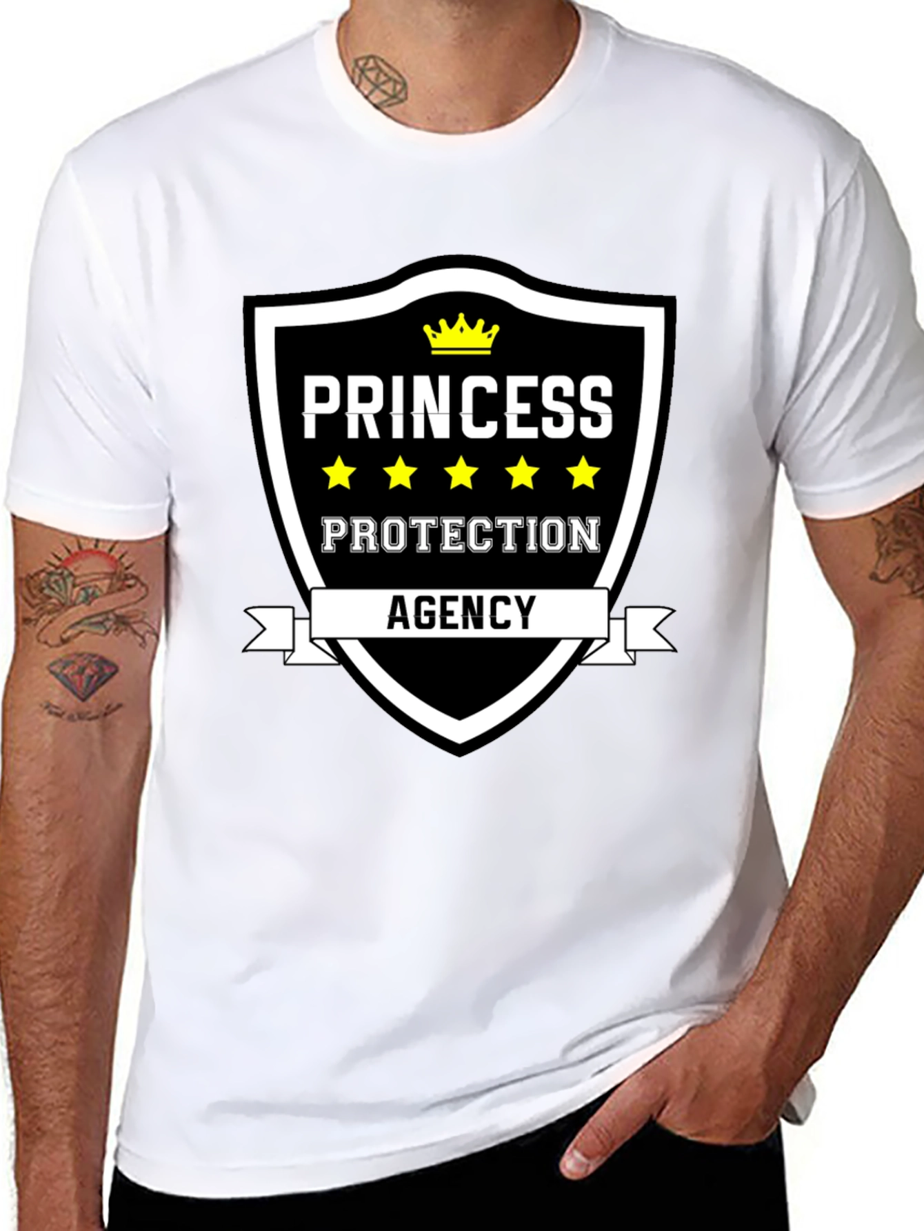 Princess Protection Agency Black T-Shirt