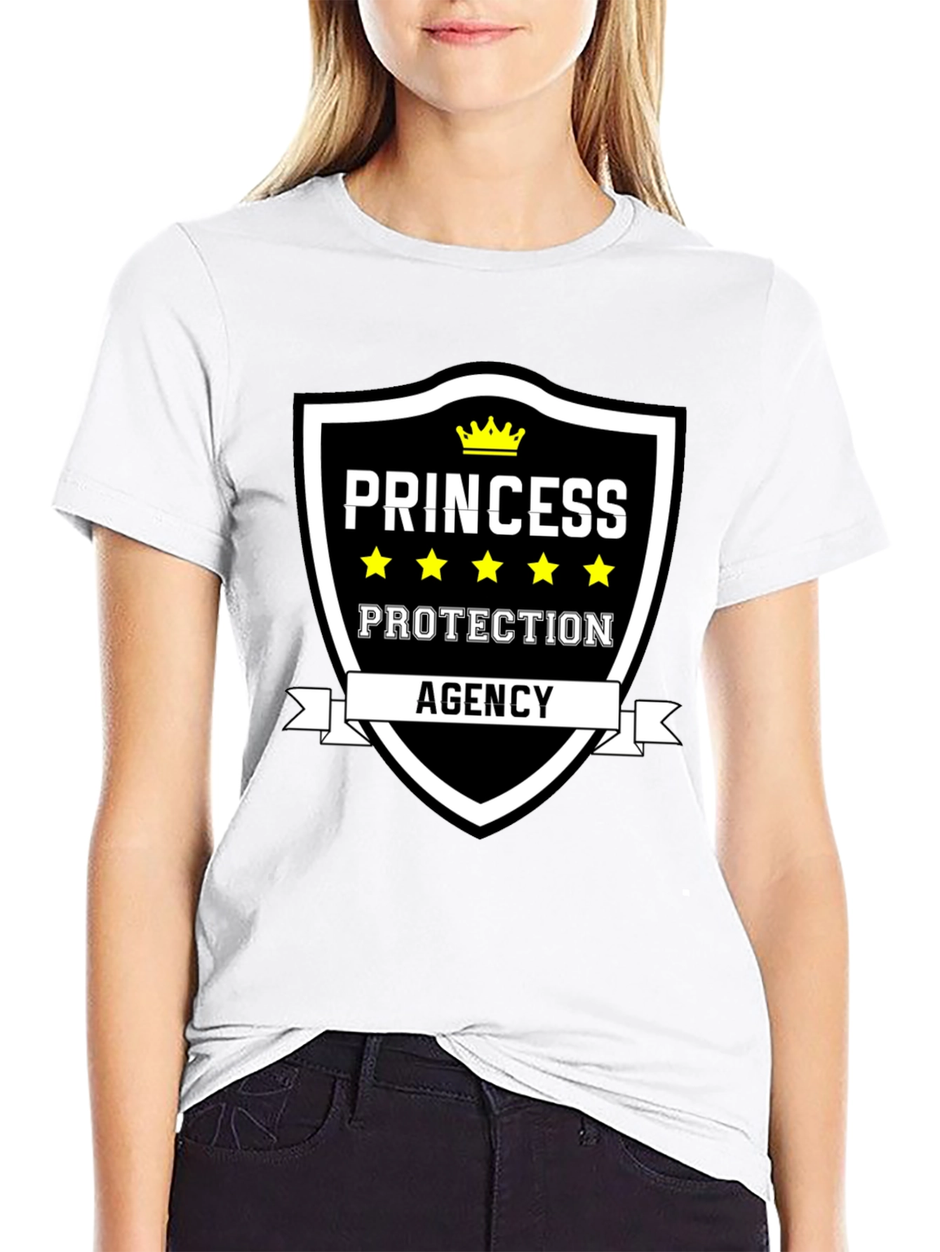Princess Protection Agency Black T-Shirt