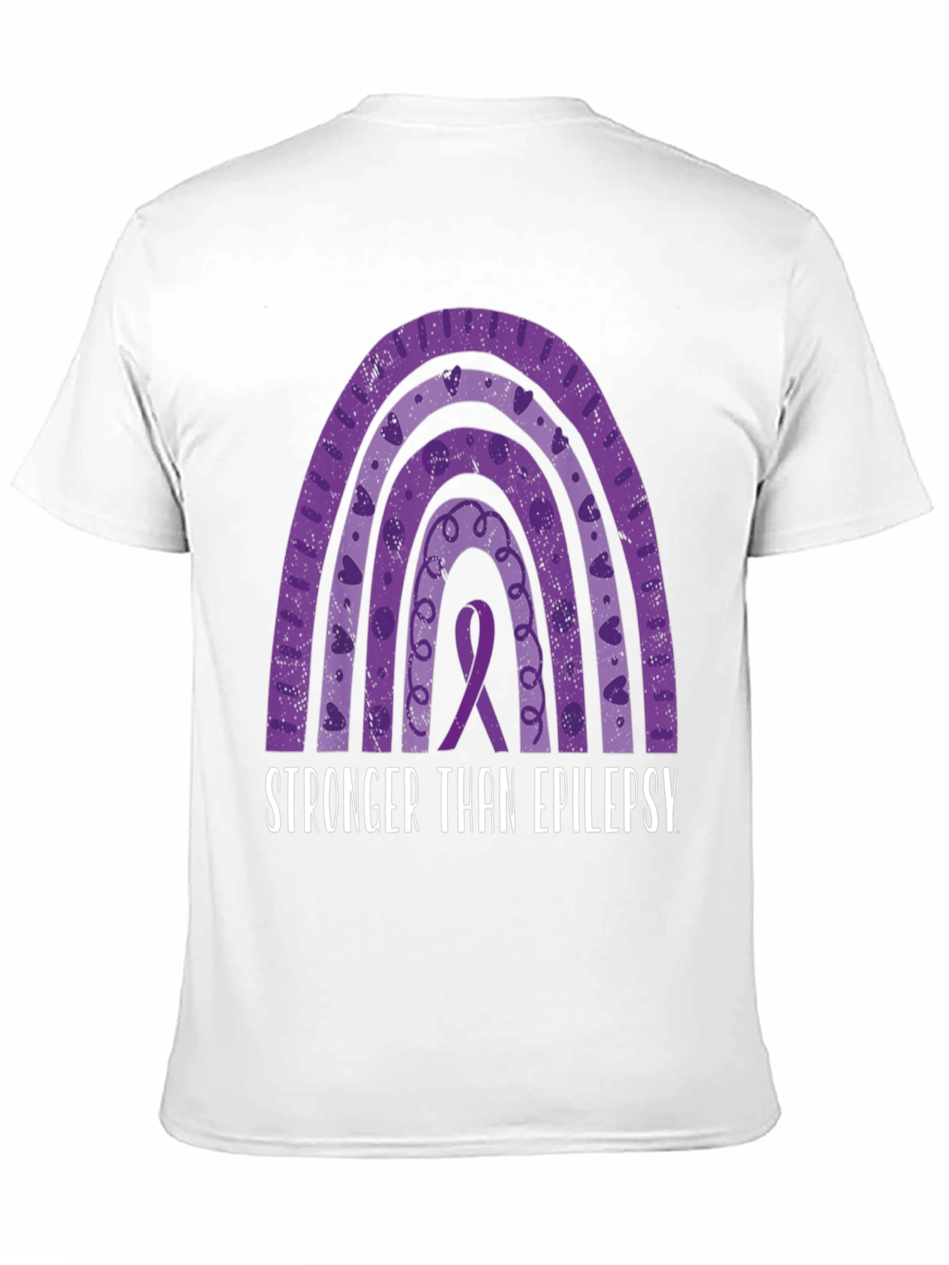 Epilepsy Awareness Rainbow Graphic T-Shirt