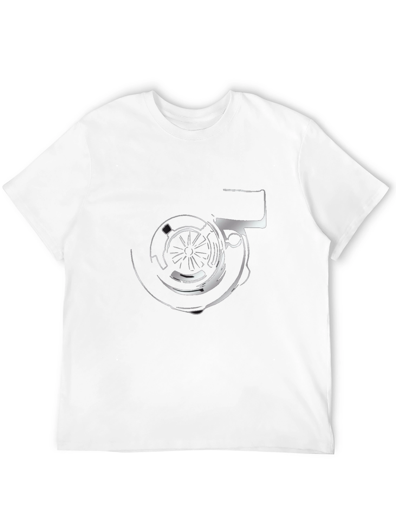 Turbo Black T-Shirt - Automotive Enthusiast Design