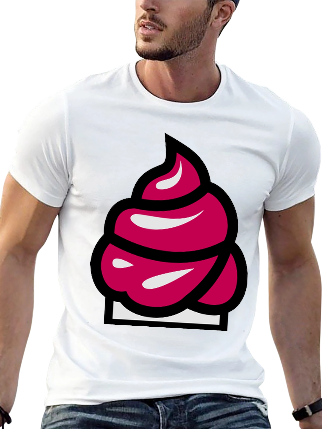 Funky Pink Swirl T-Shirt
