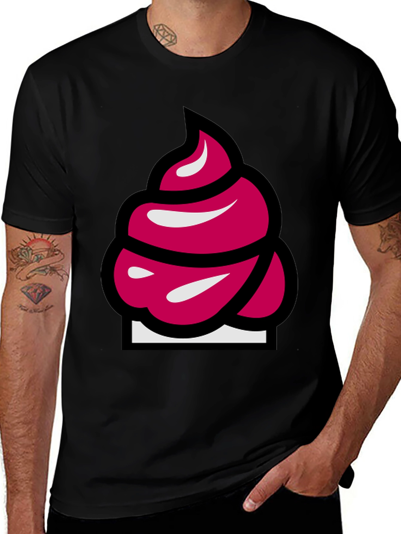 Funky Pink Swirl T-Shirt