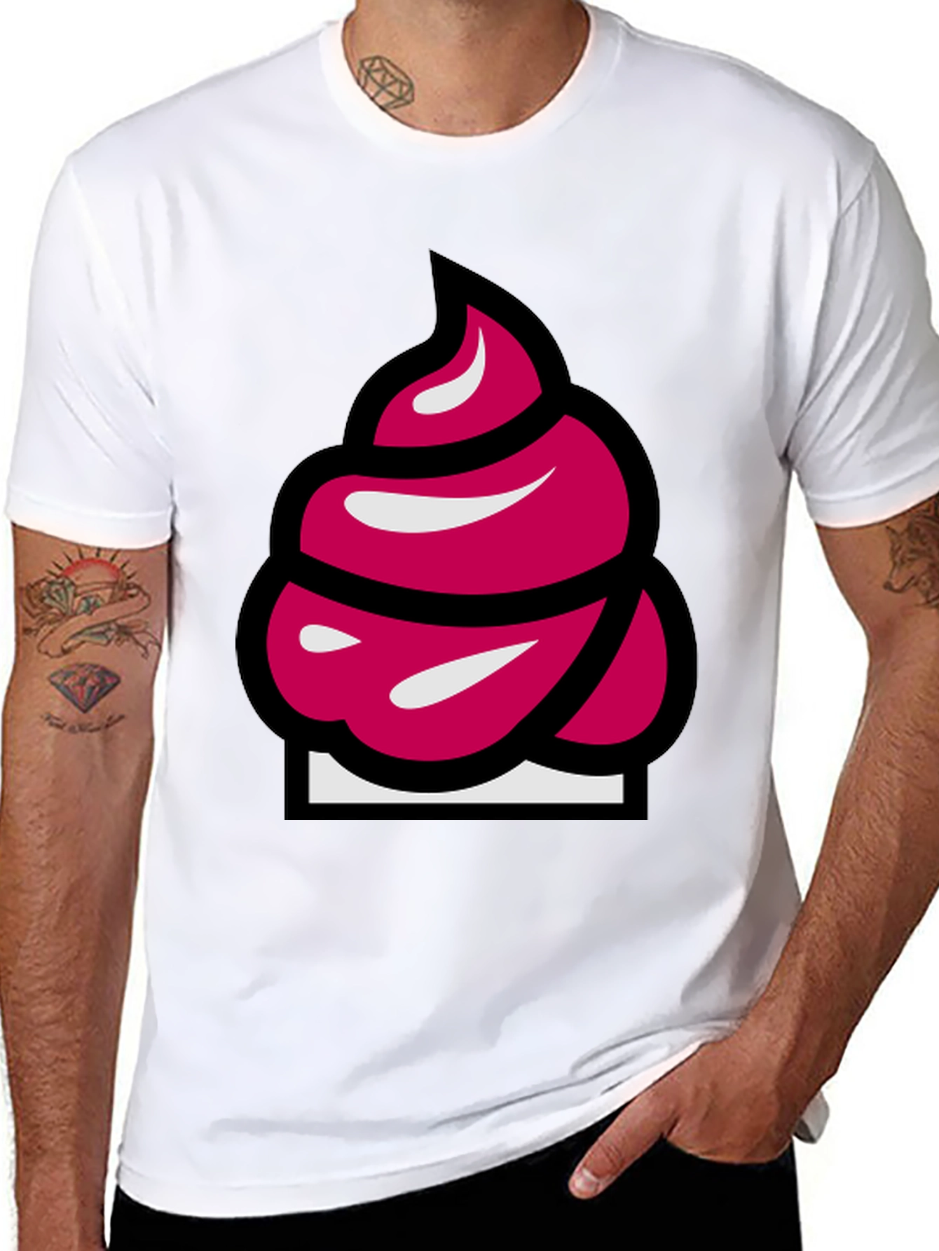 Funky Pink Swirl T-Shirt