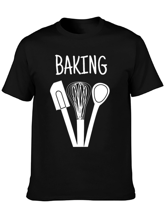 Baking T-Shirt - Spatula Whisk Spoon Graphic Tee