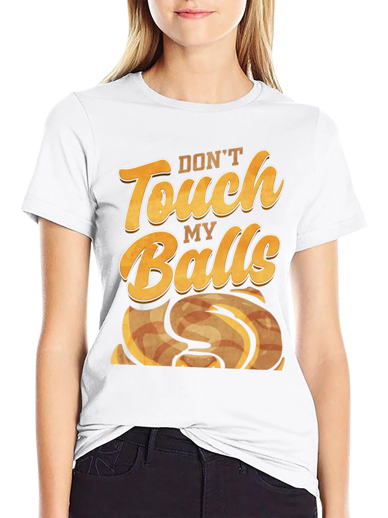 Dont Touch My Balls - Novelty Graphic T-Shirt