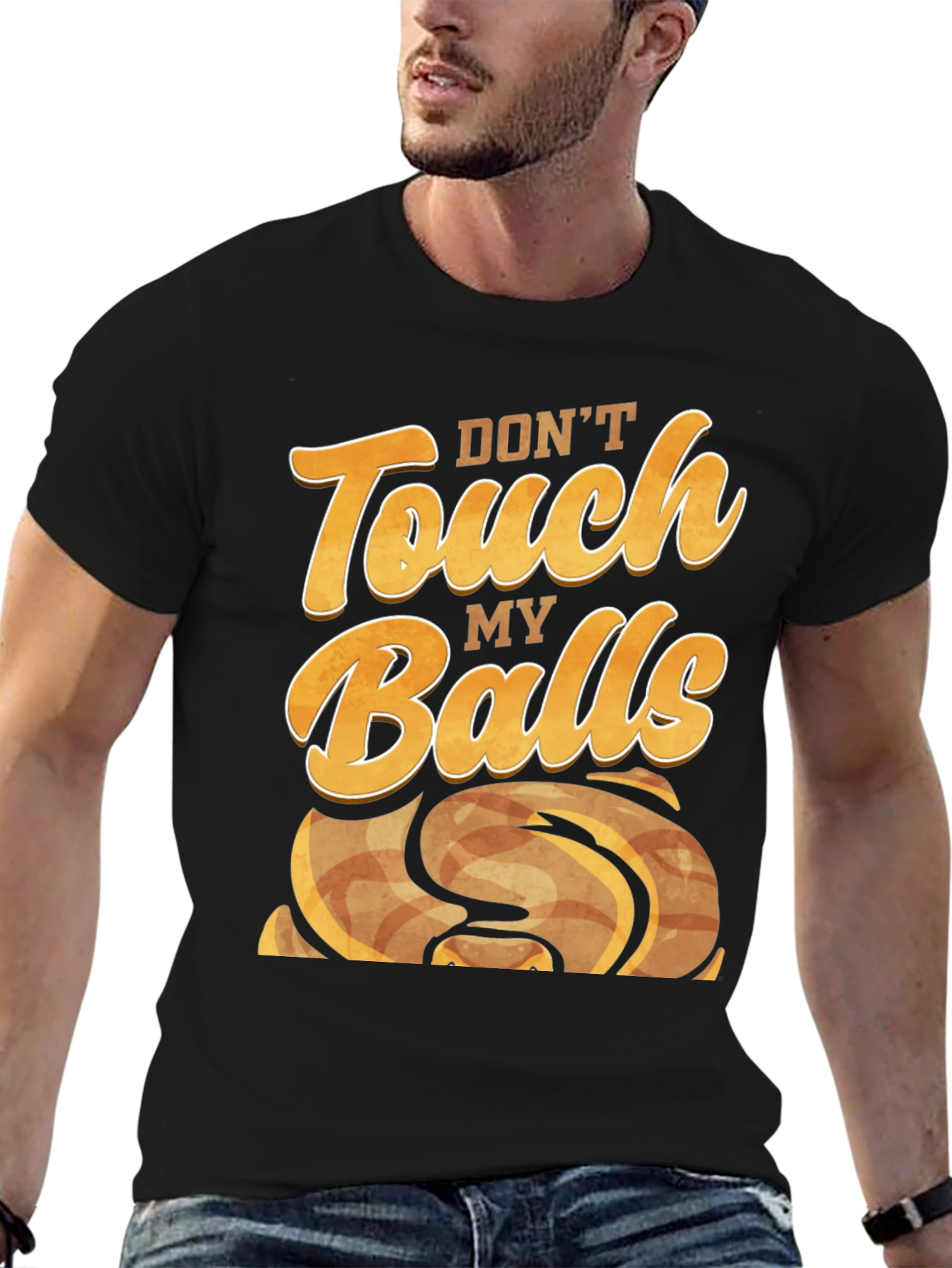 Dont Touch My Balls - Novelty Graphic T-Shirt