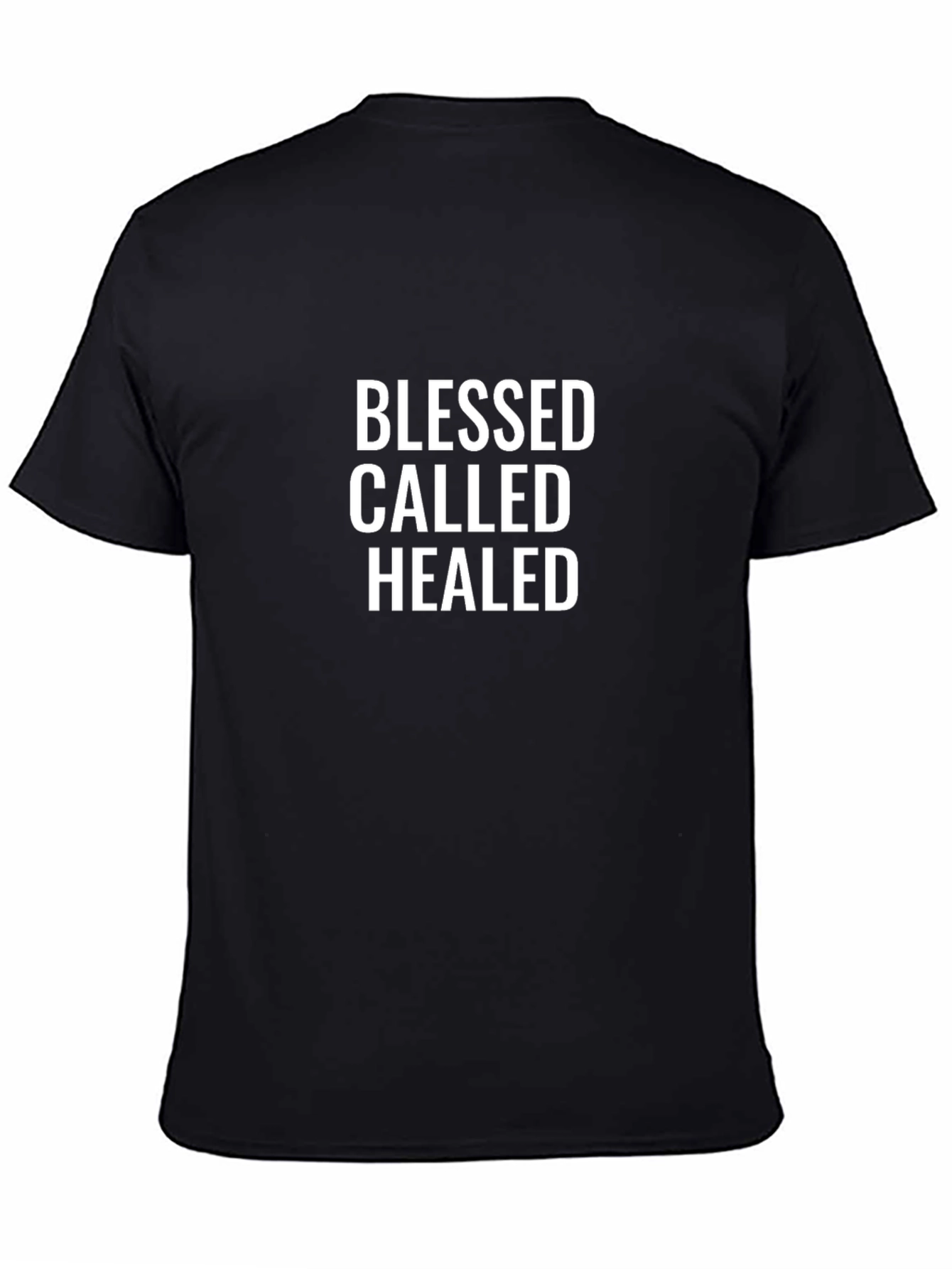 Blessed Called Healed Graphic Tee - Black